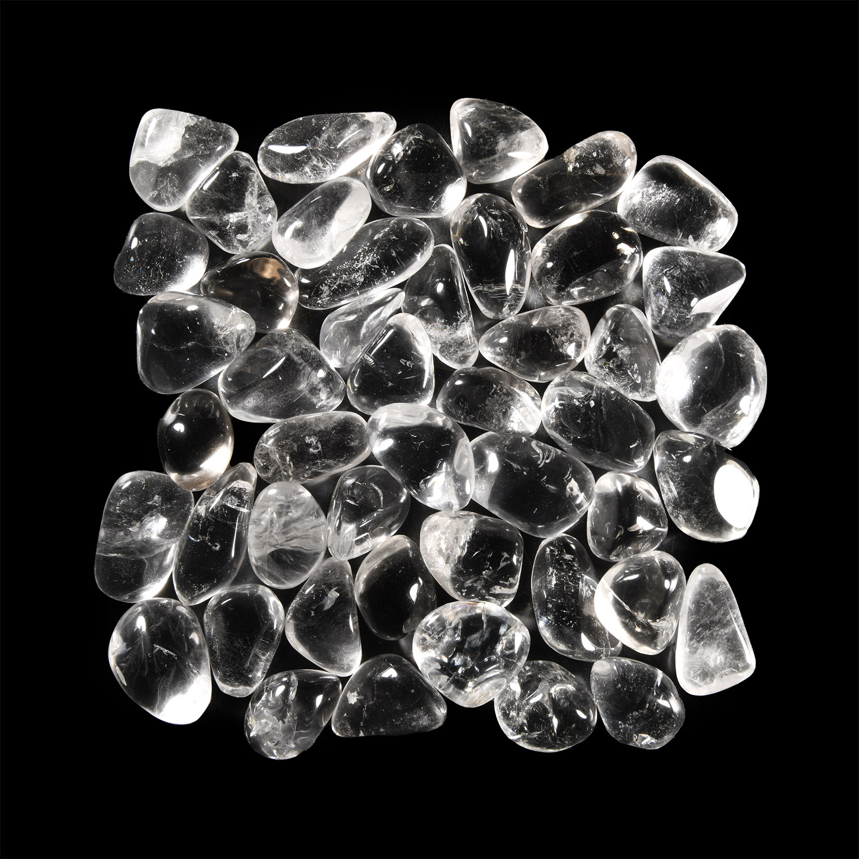 Natural History - Medium Sized Polished Rock Crystal Specimen Group [47]