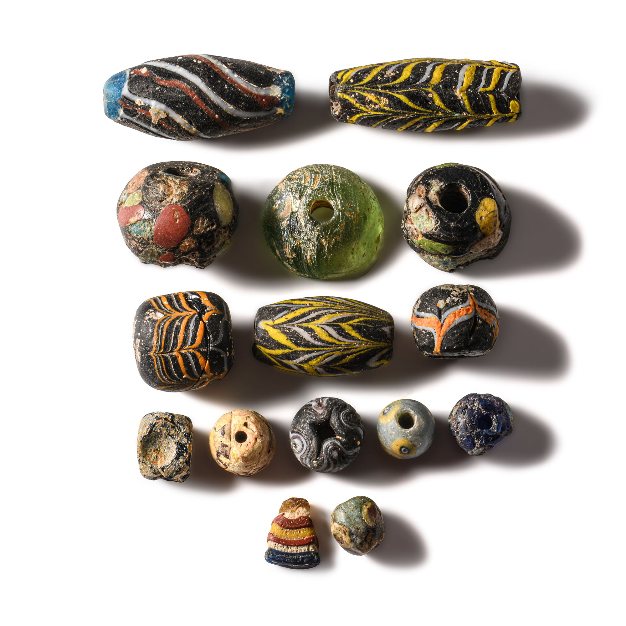 Phoenician Glass Bead Collection