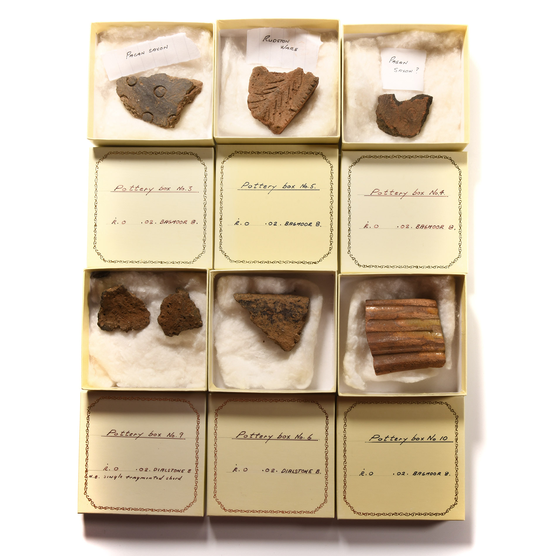 Anglo-Saxon Pottery Sherd Group