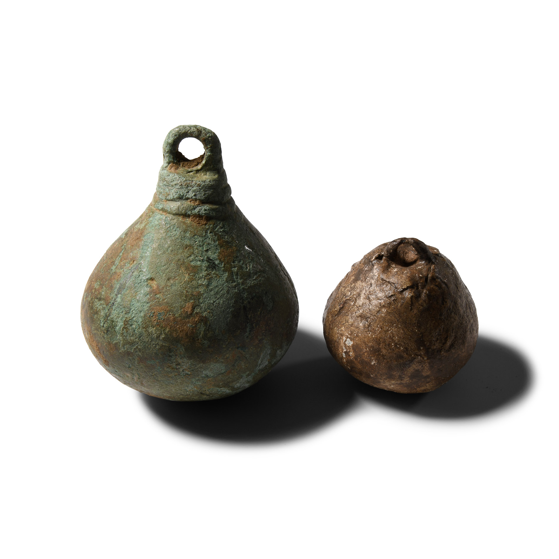 Roman Bronze Steelyard Weight Group