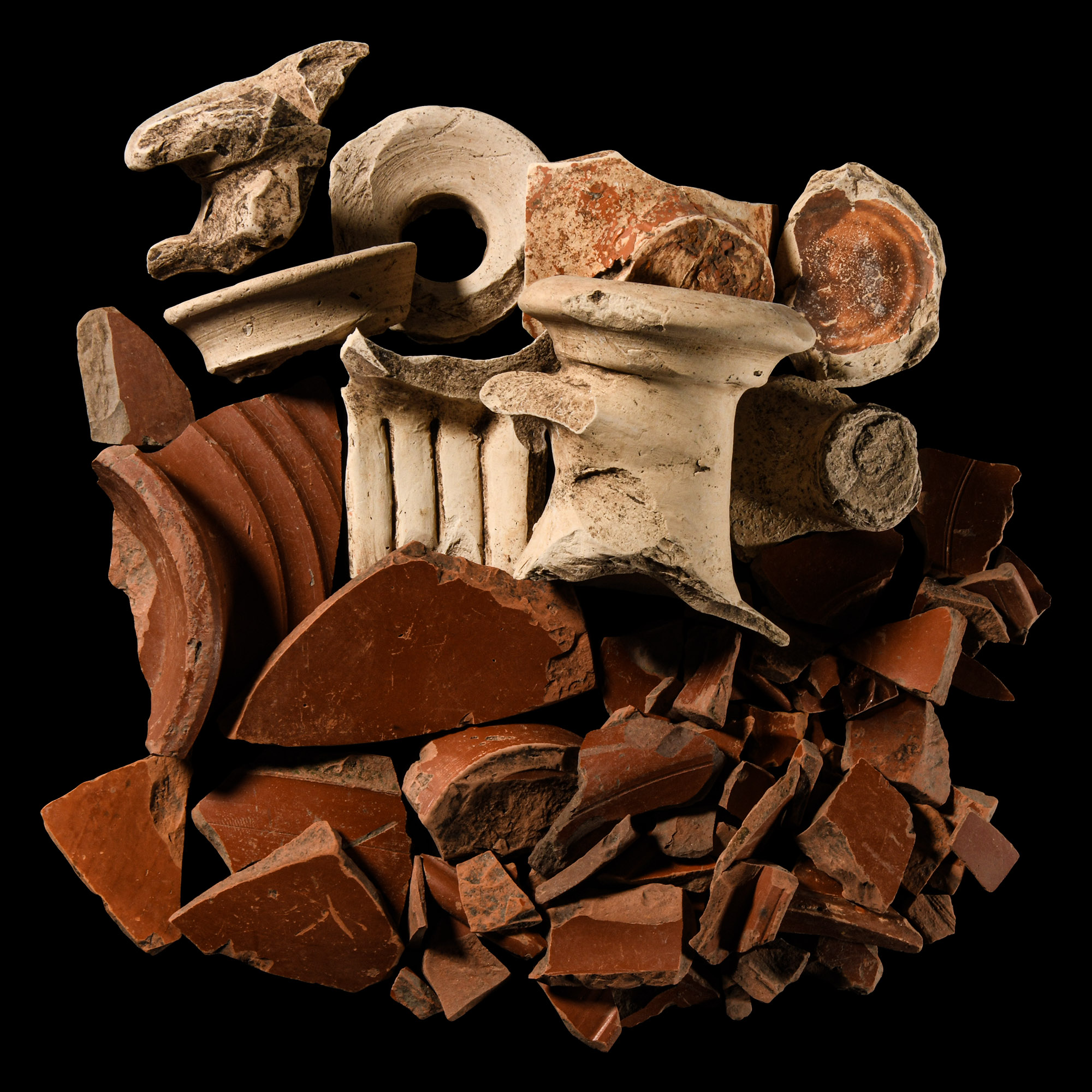 Roman 'Vechten Fort' Terracotta Sherd Collection