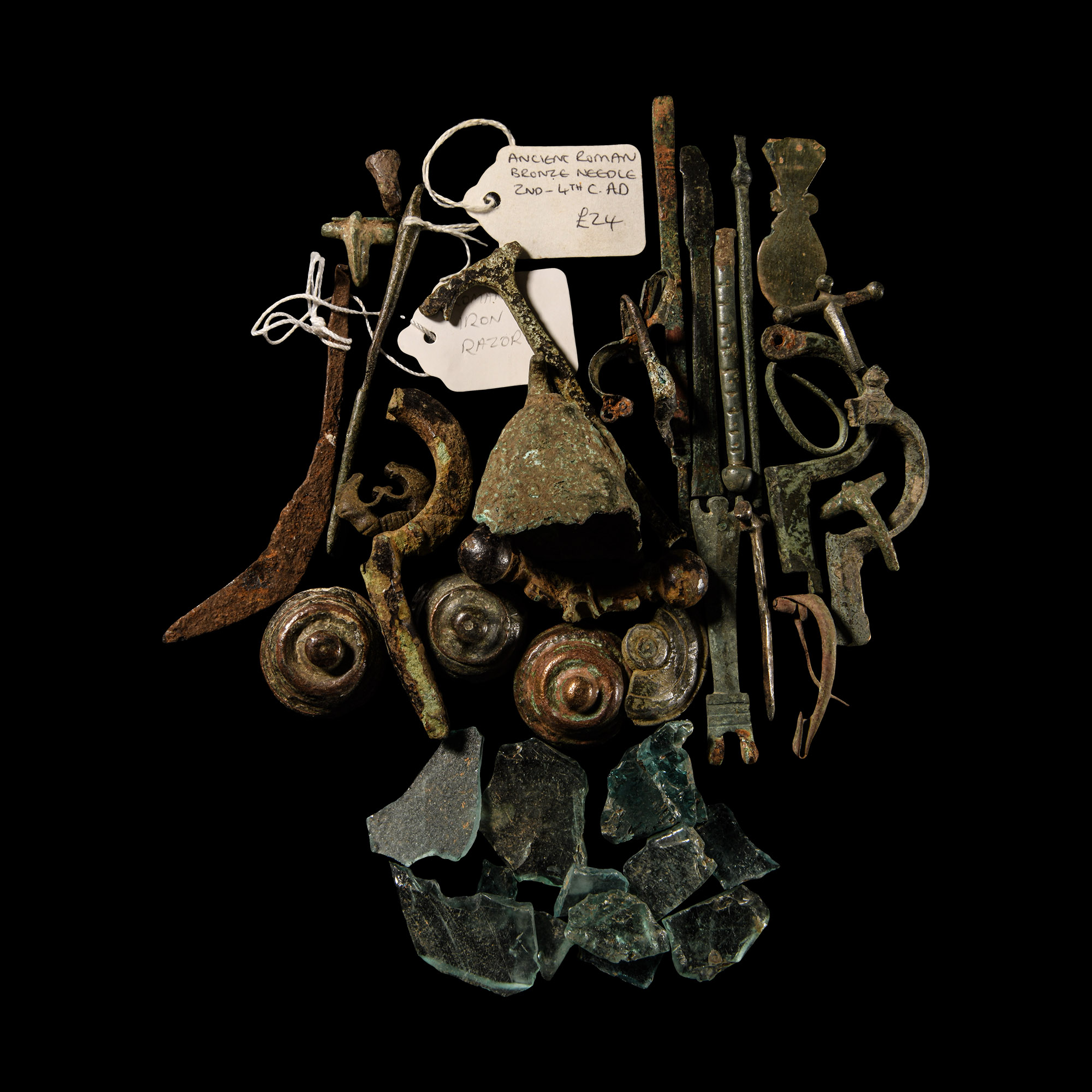 Roman Bronze and Other Artefact Group