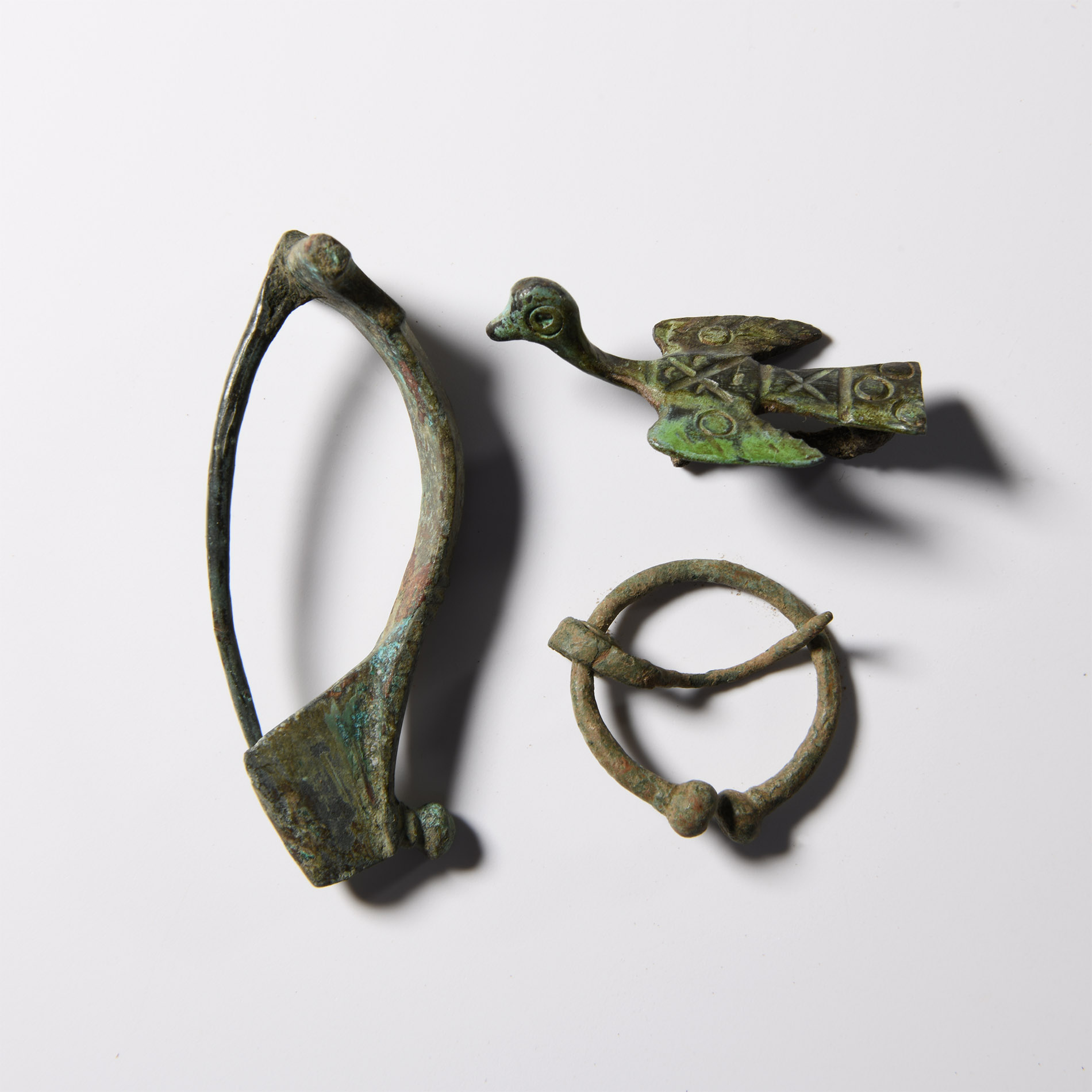 Roman Bronze Brooch Group