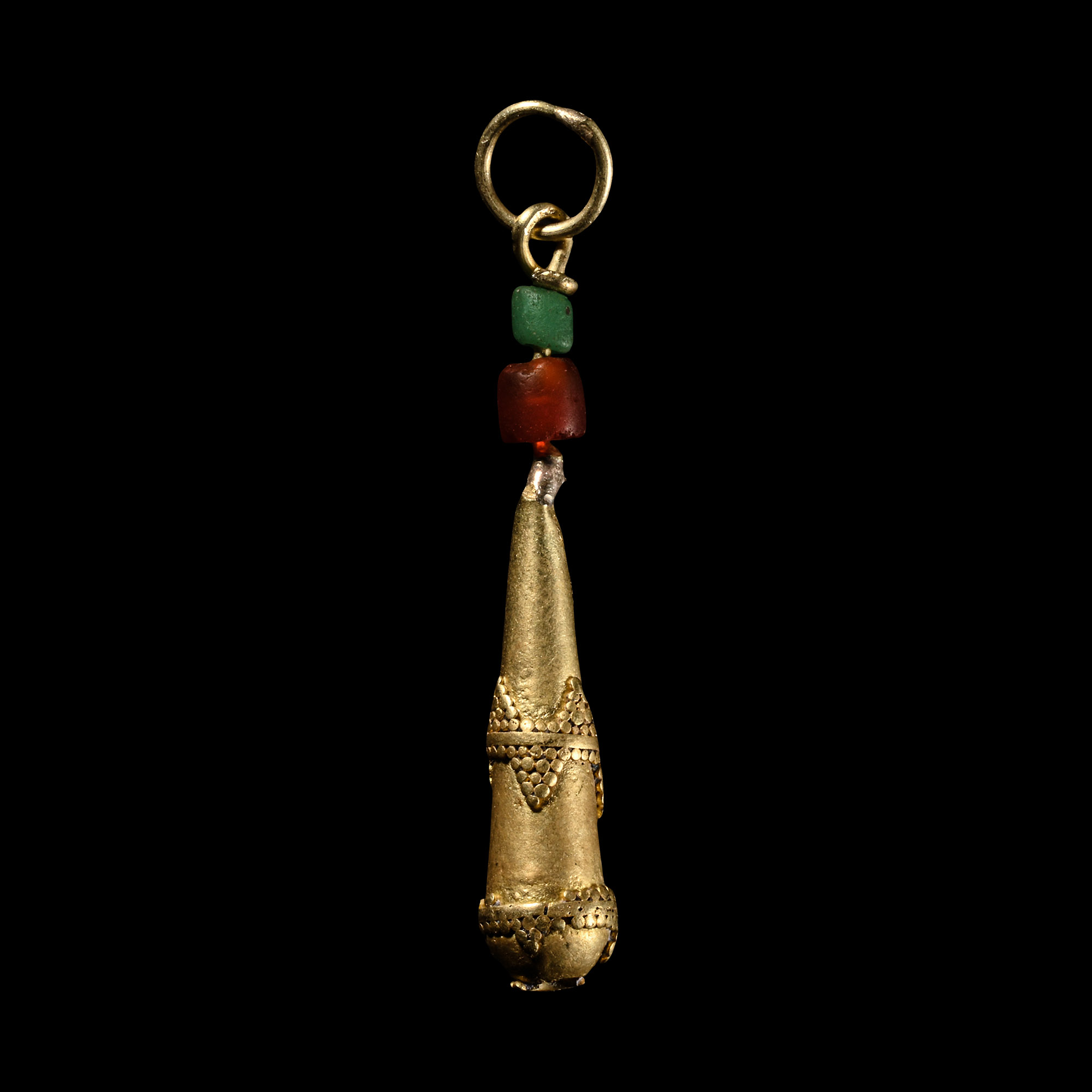 Roman Gold Hercules Club Pendant