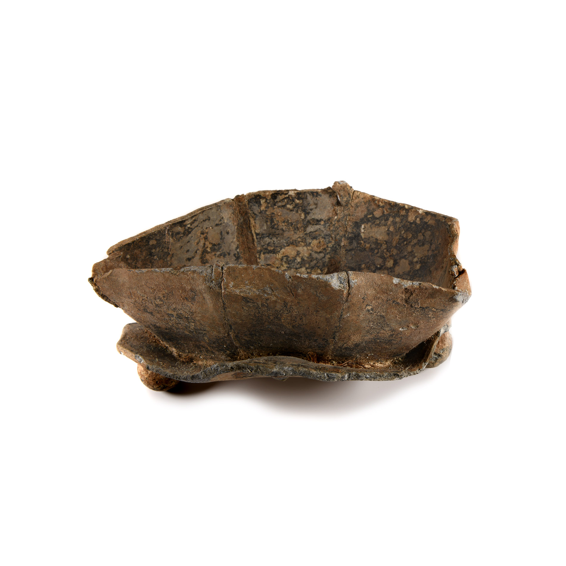 Post Medieval Octagonal Lead Tobacco Jar