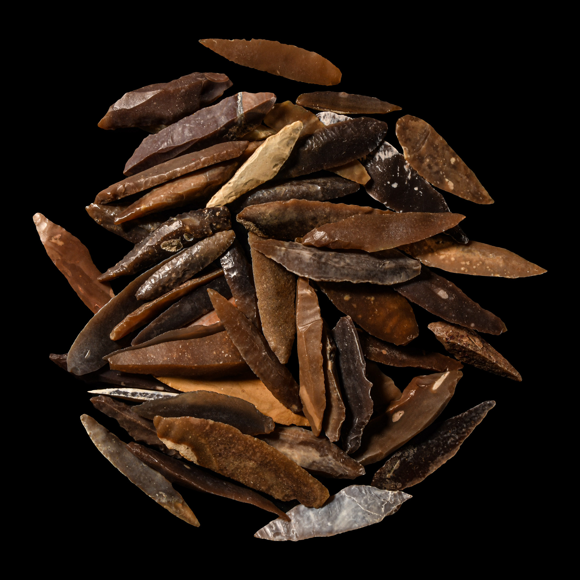 Stone Age Flint Knife and Other Blade Group