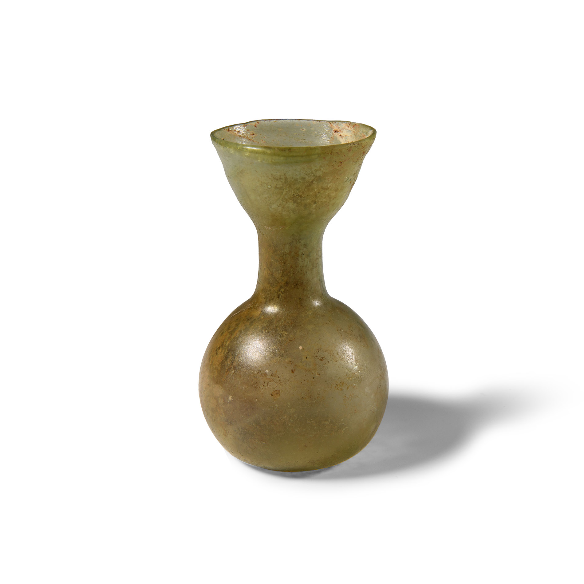 Roman Pale Green Glass Vessel
