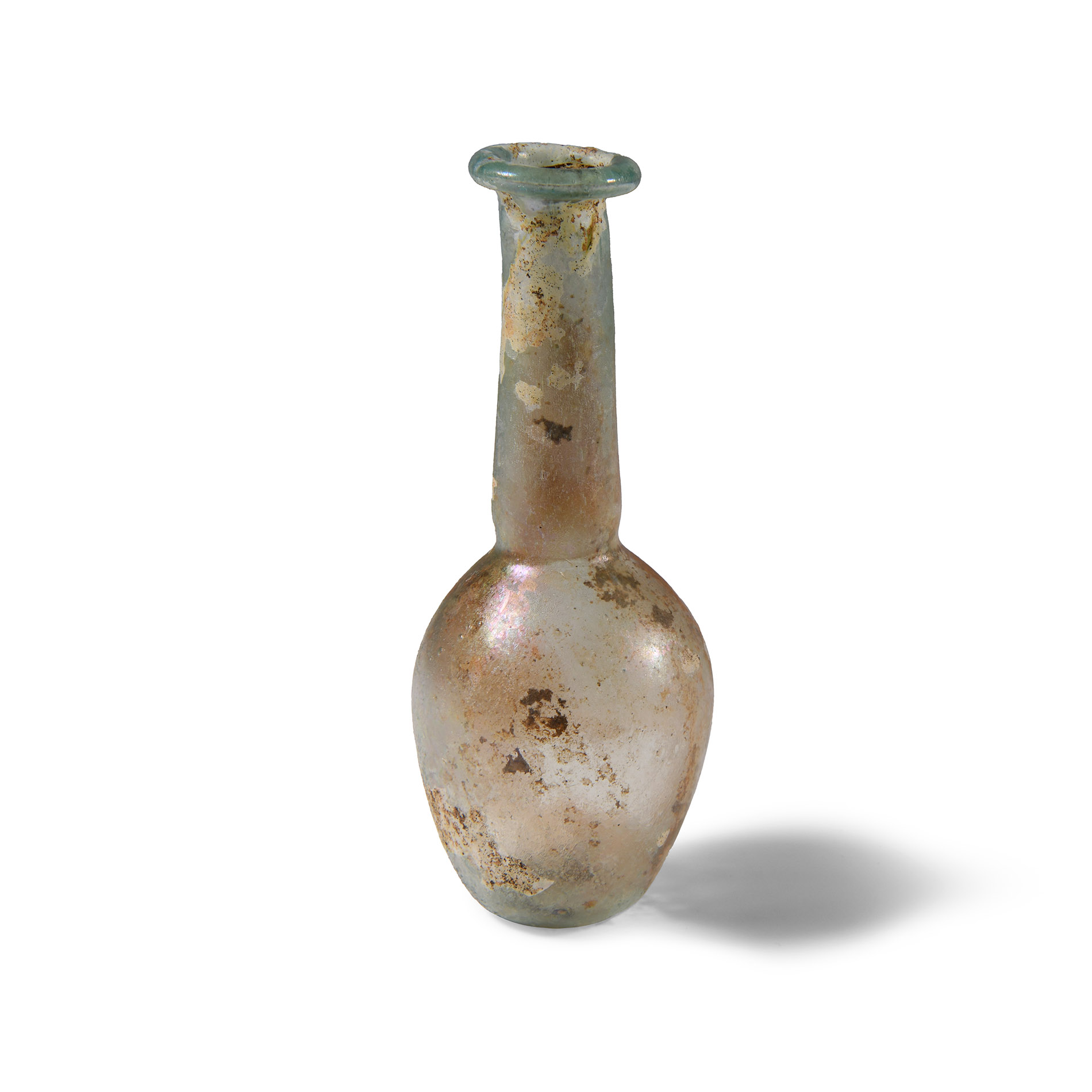 Roman Translucent Glass Bottle