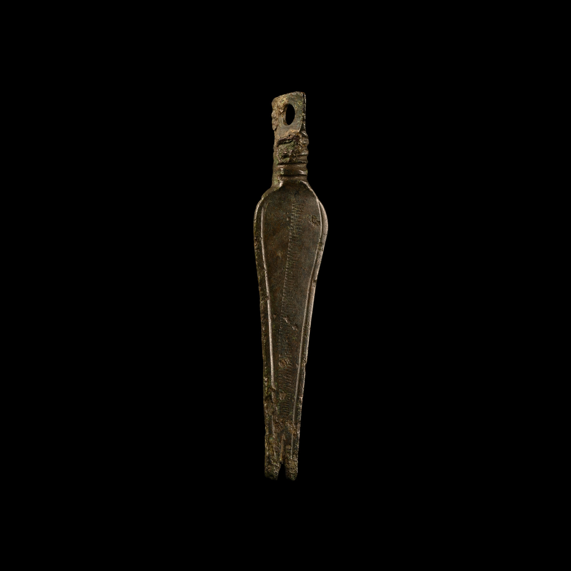 Roman Bronze Lanceolate Nail Cleaner