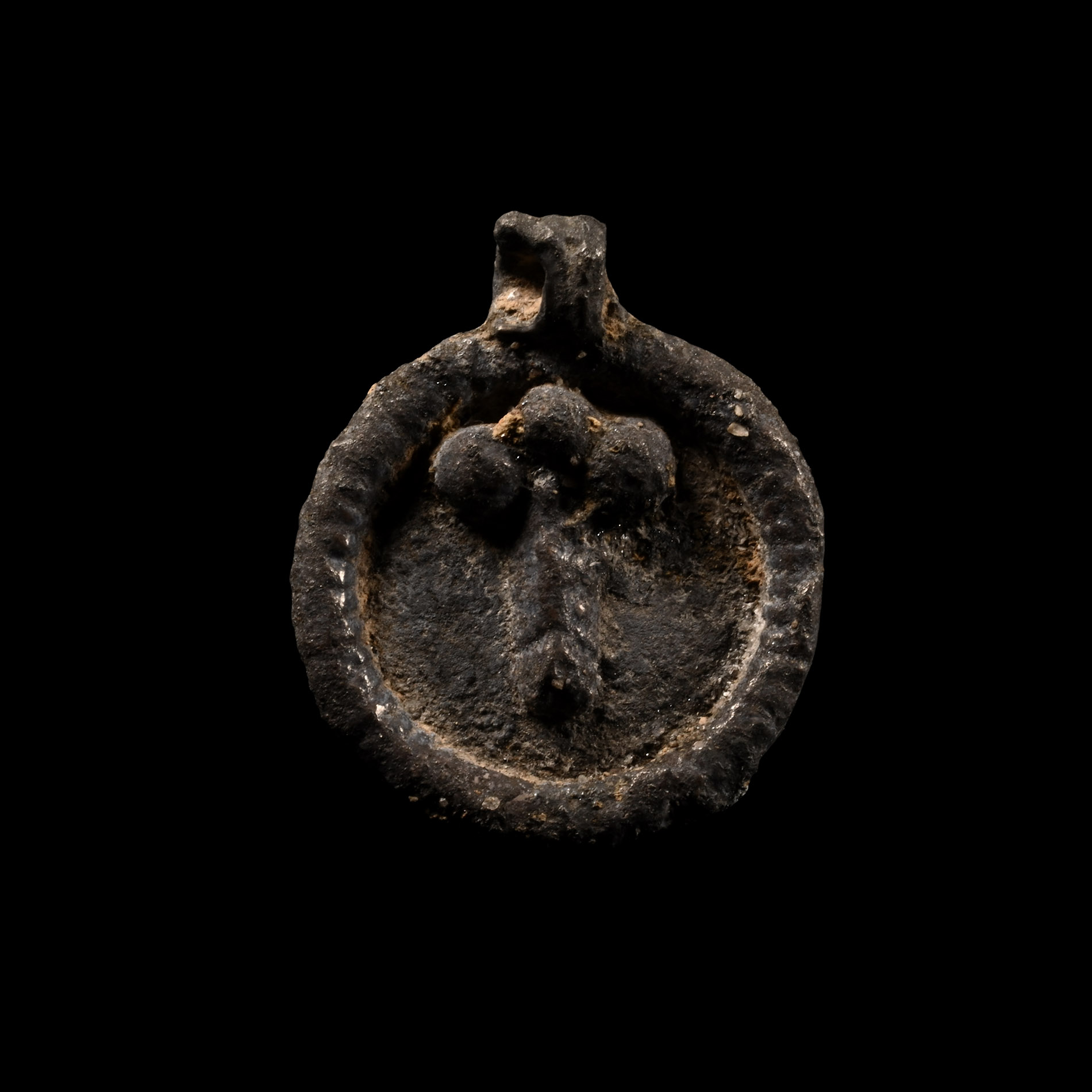 Roman Silver Pendant with Phallic
