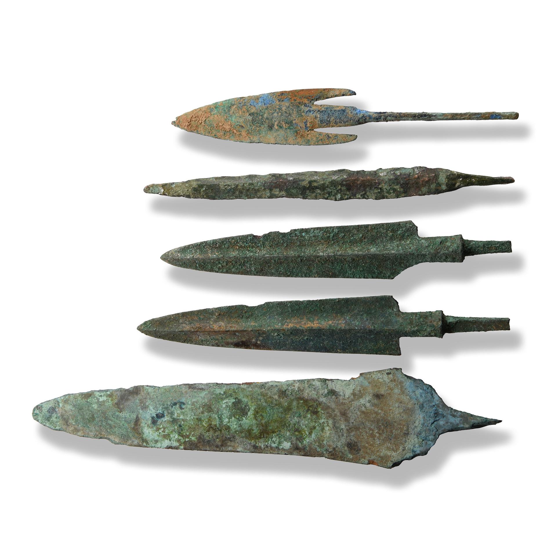 Western Asiatic Bronze Arrowhead and Javelin Collection