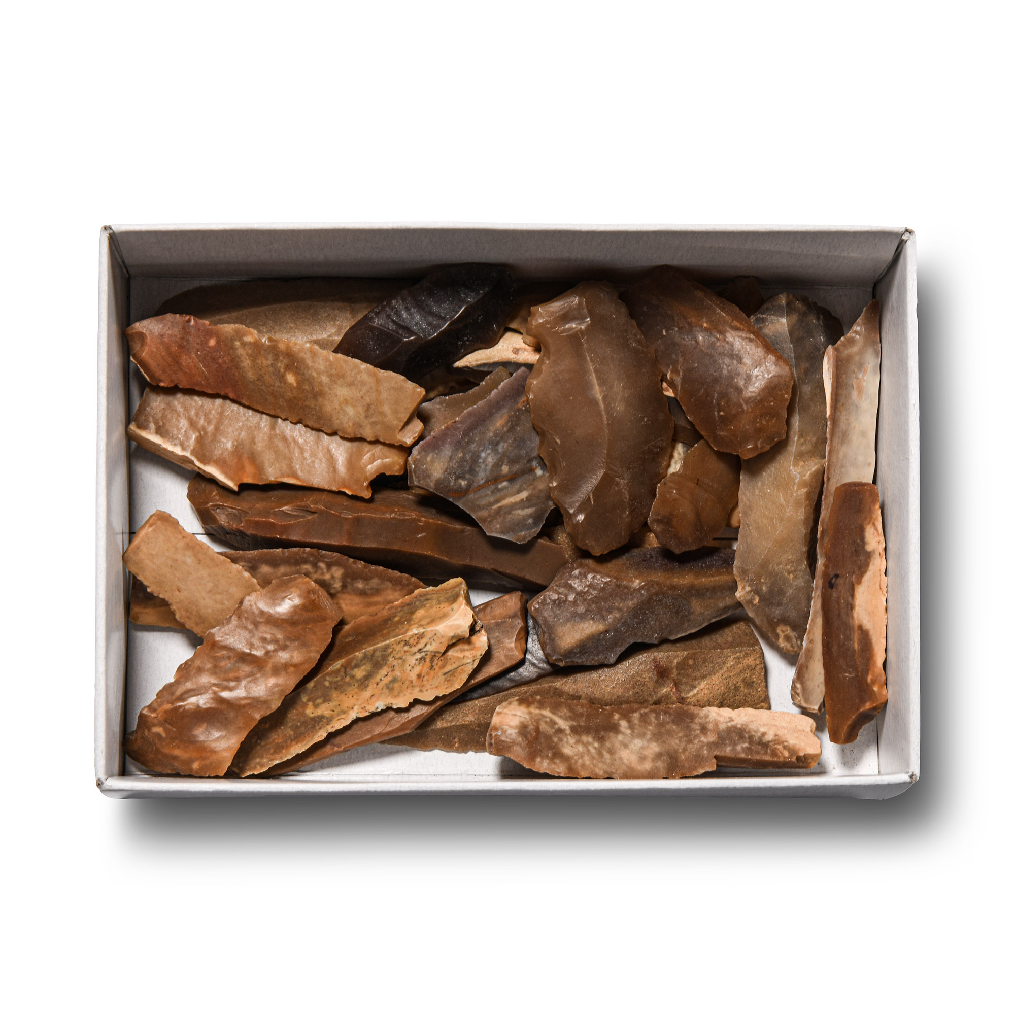Stone Age Flint Knife Blade and Implement Group