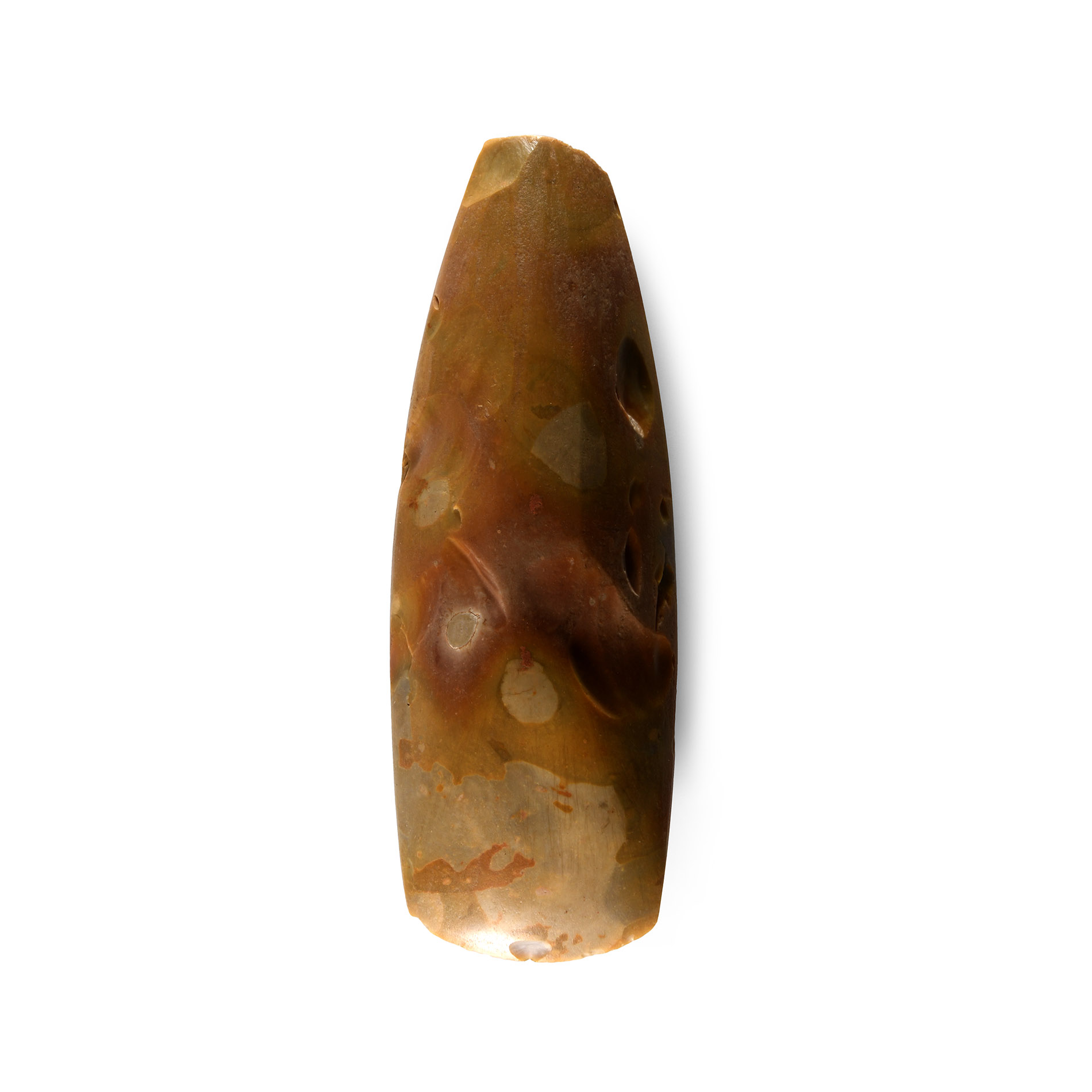 Large Stone Age French Polished Flint Handaxe