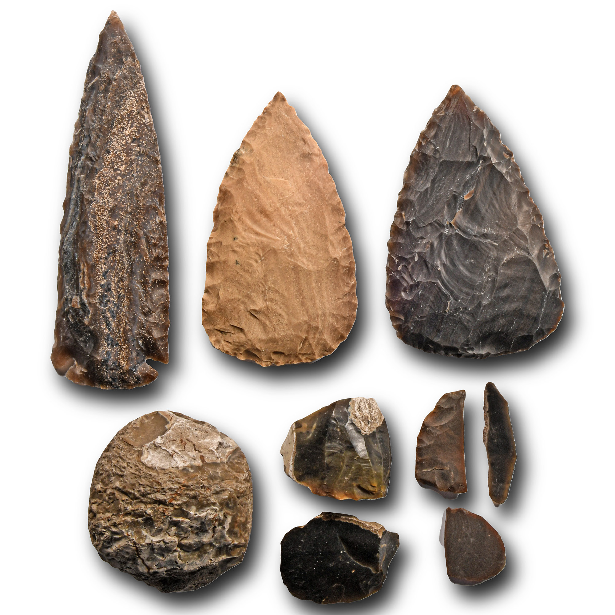 Stone Age Neolithic and Later Flint Tool Group