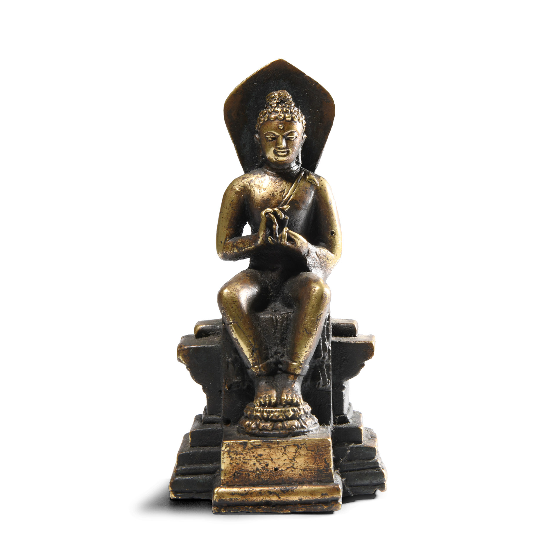 Indian Brass Buddha Figure