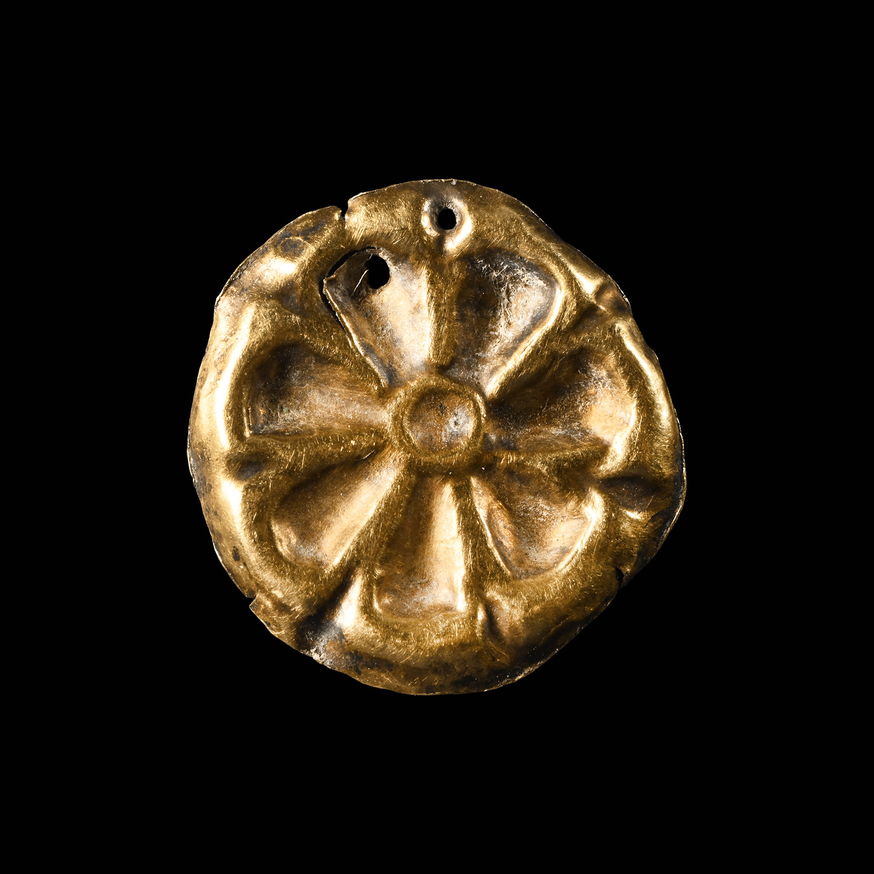 Egyptian Gold Rosette Mount