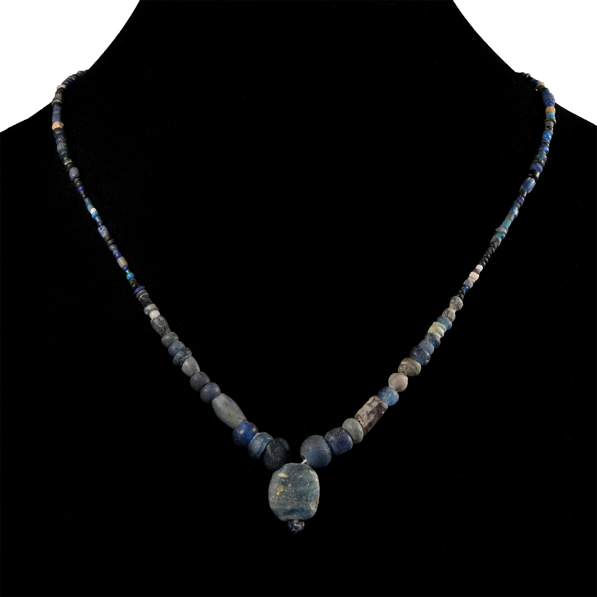 Roman Stone and Glass Bead Necklace String