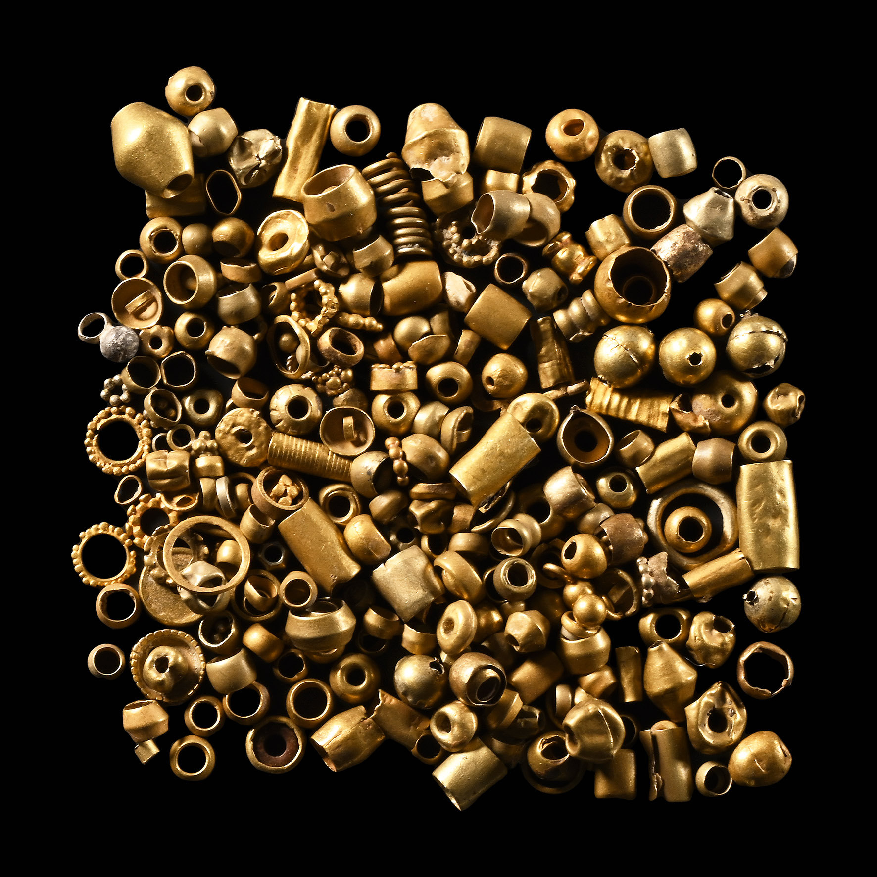 Western Asiatic Mixed Gold Bead Collection