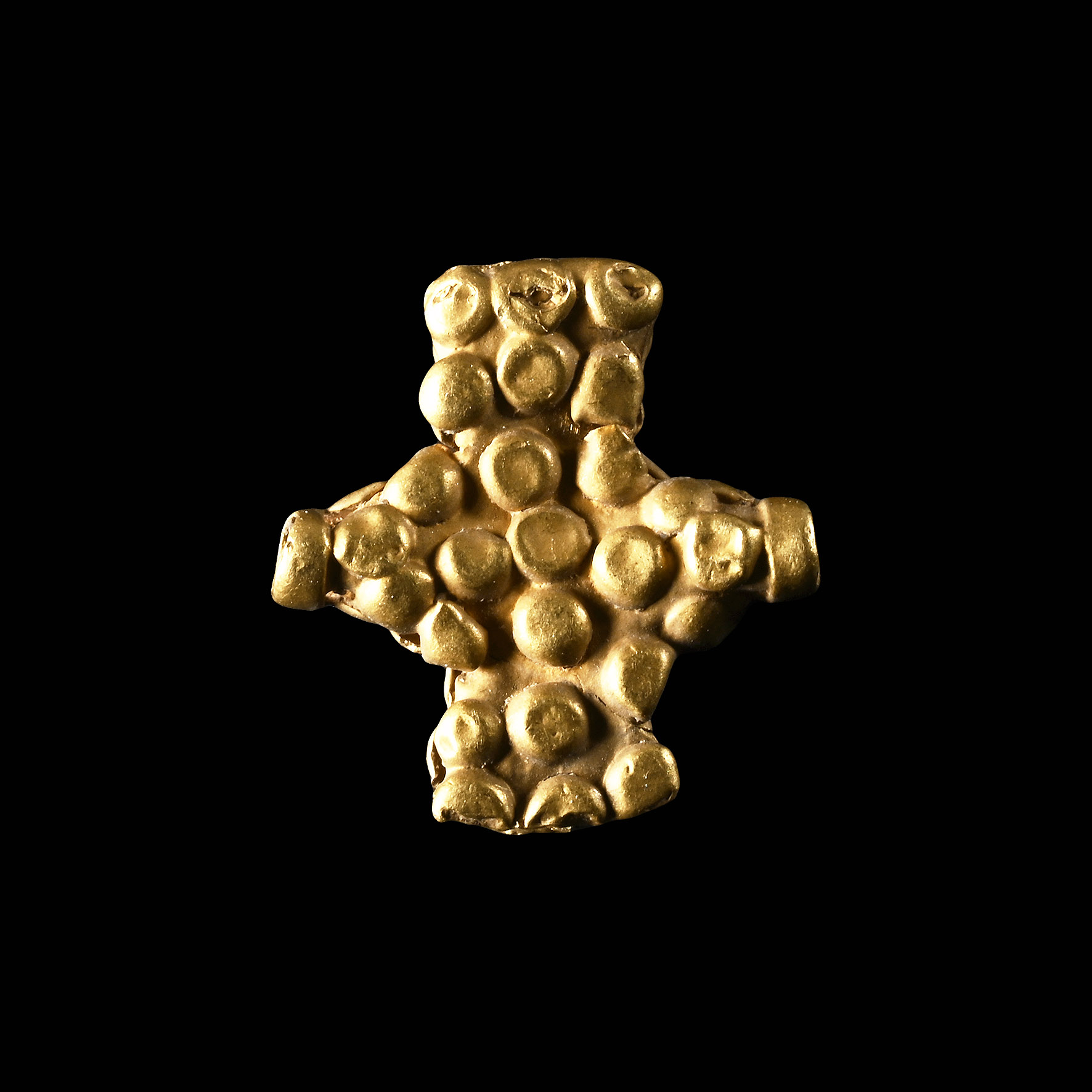 Viking Age Gold Axe-Shaped Bead