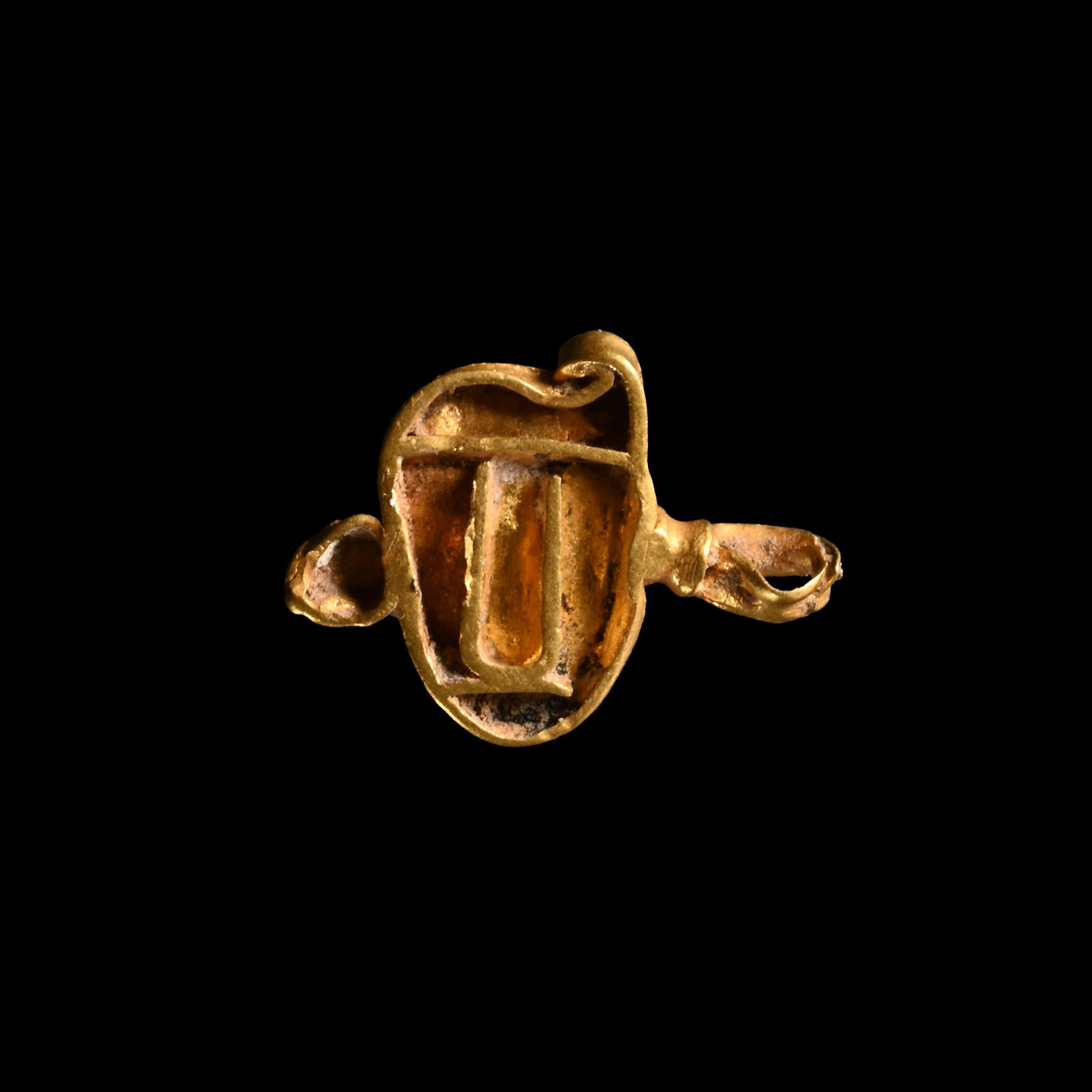 Merovingian Gold Cloisonne Pendant