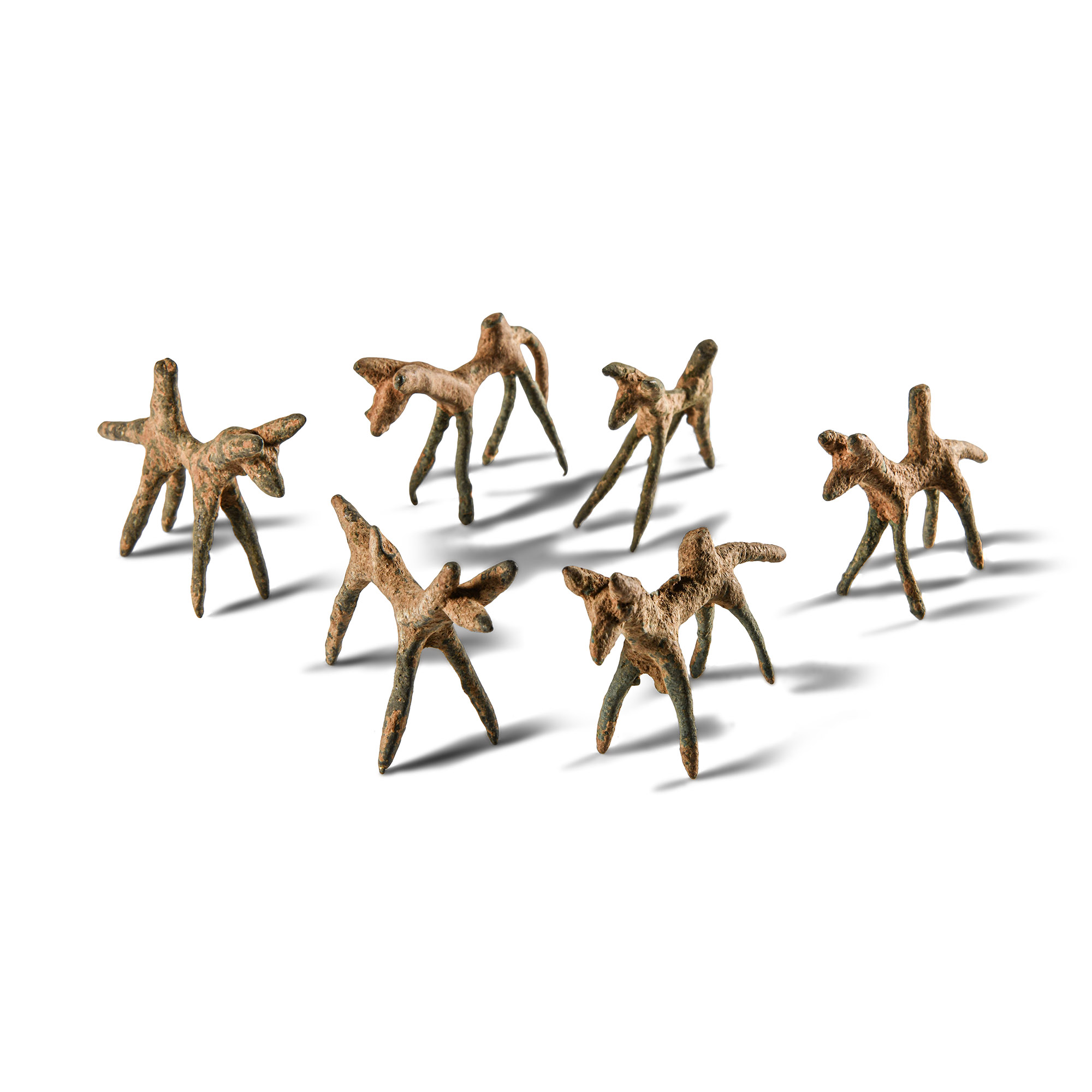 Luristan Bronze Votive Animal Group