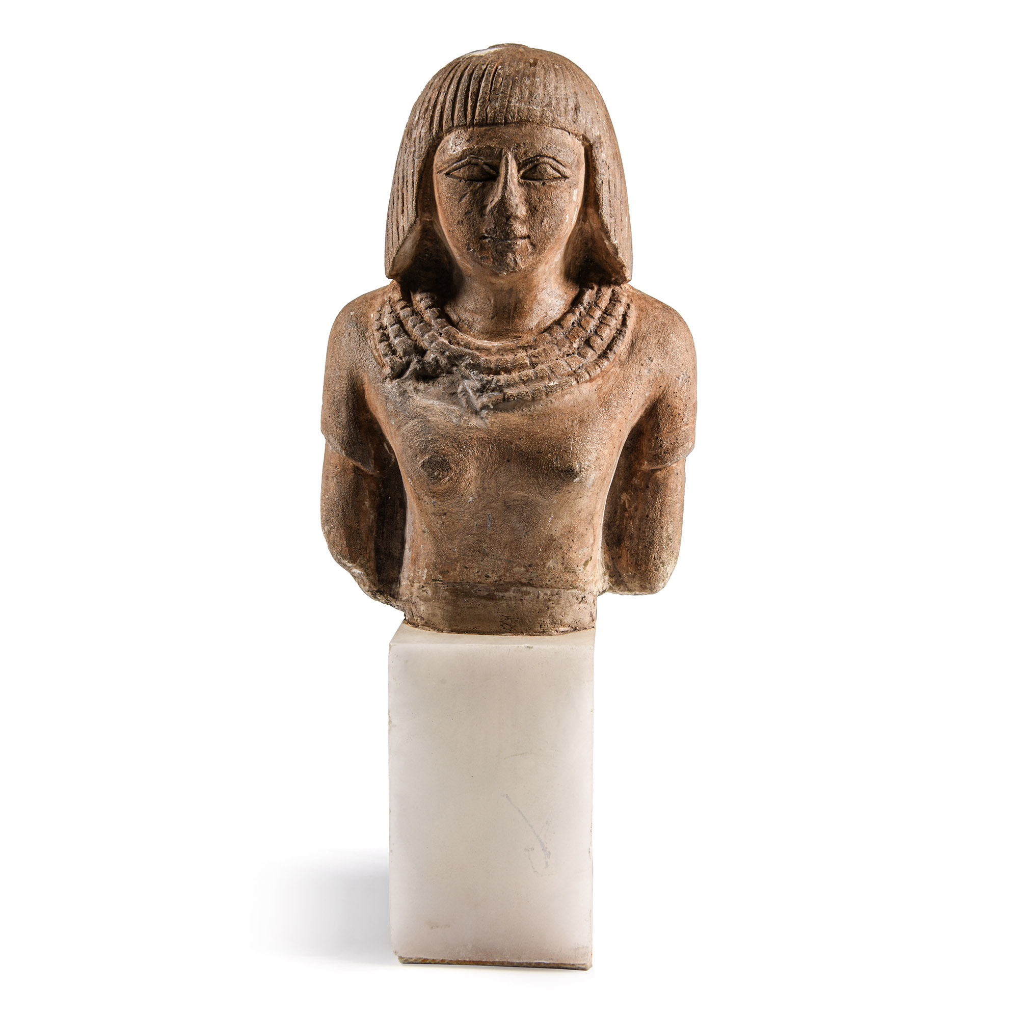 Egyptian Limestone Bust of a Male Dignitary