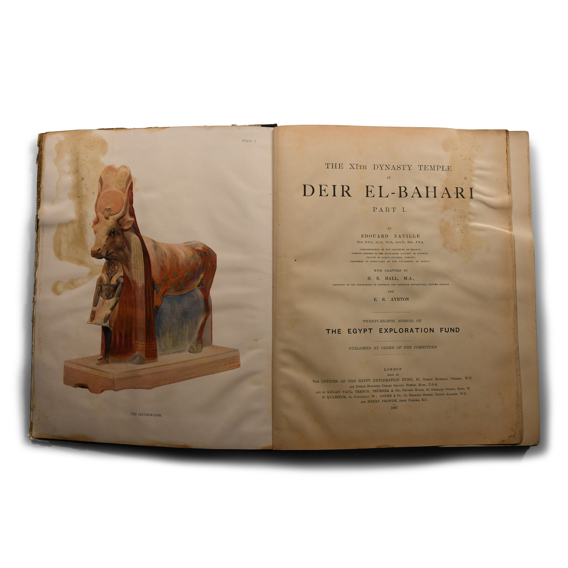 Archaeological Books - Naville, E., The XIth Dynasty Temple at Deir El-Bahari (Egypt)