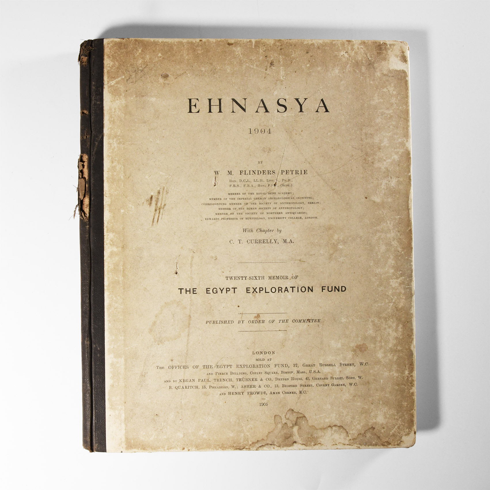Archaeological Books - Flinders Petrie, A. Ehnasya (Egypt)