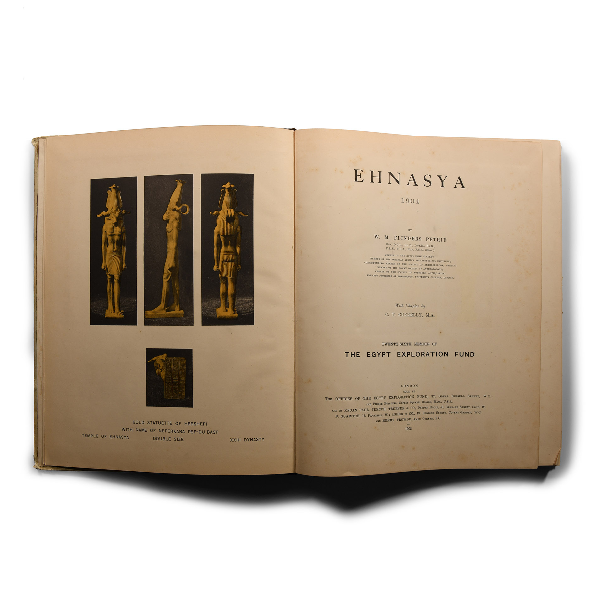 Archaeological Books - Flinders Petrie, A. Ehnasya (Egypt)