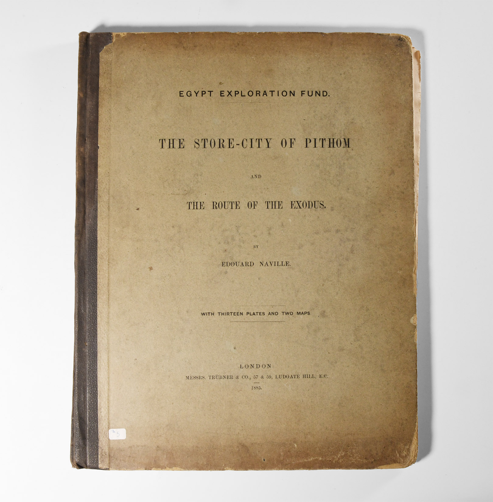 Archaeological Books - Naville, E., The Store-City of Pithom (Egypt)