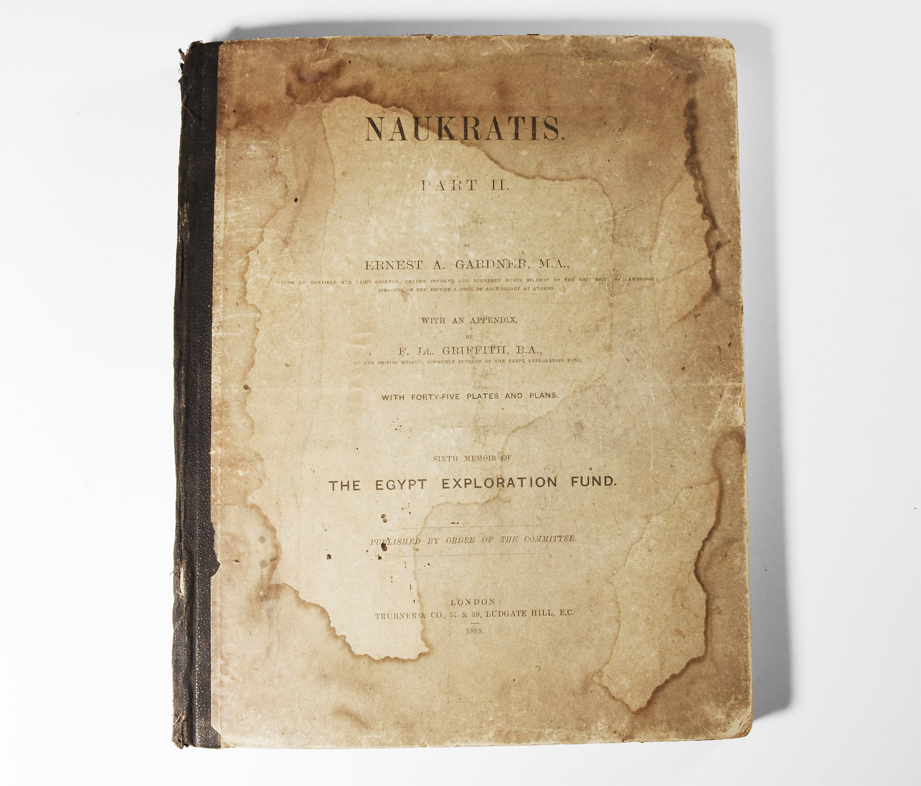 Archaeological Books - Gardner, E. A., Naukratis (Egypt), Part II
