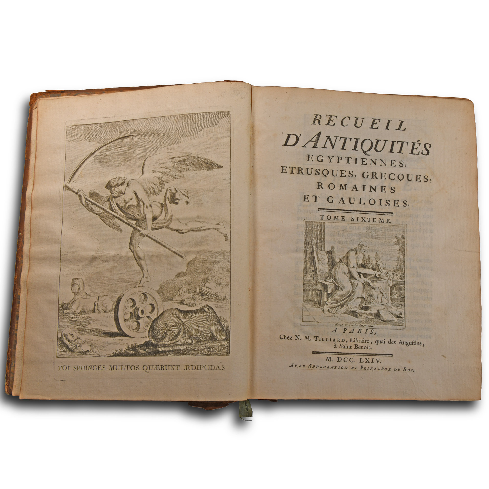 Archaeological Books - Comte de Caylus - Recueil D'Antiquites - Vol.6