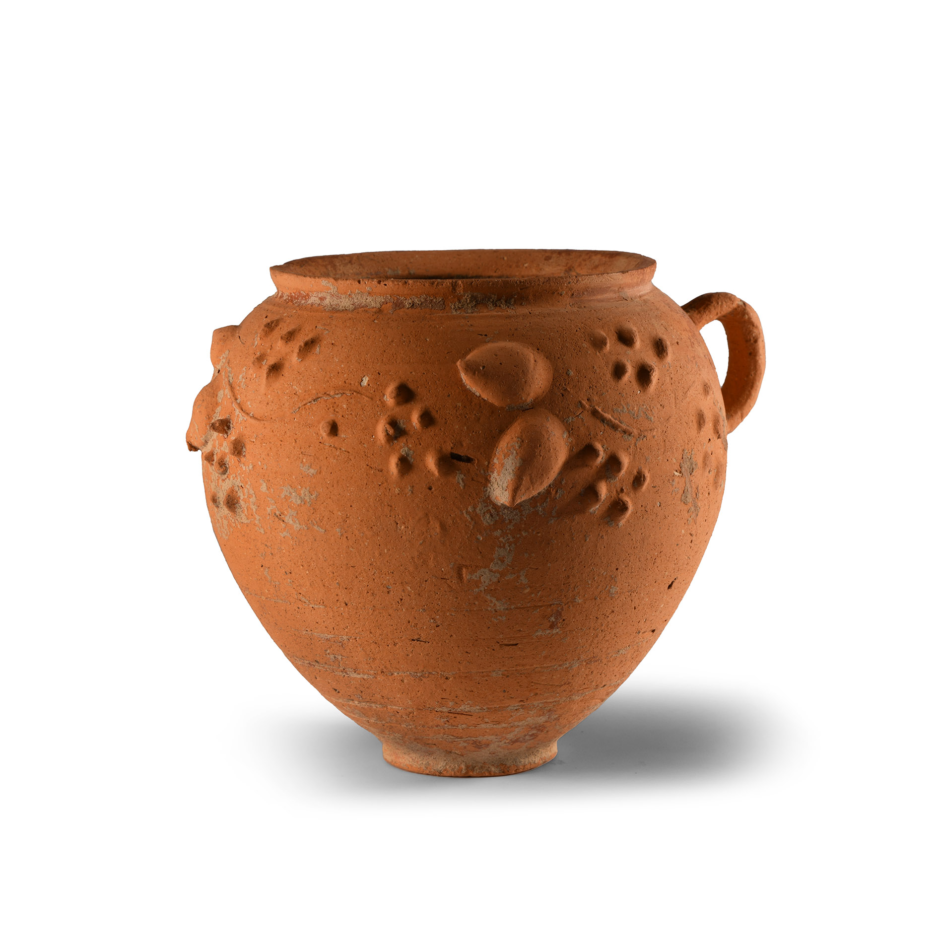 Roman Pale Red Barbotine Cup