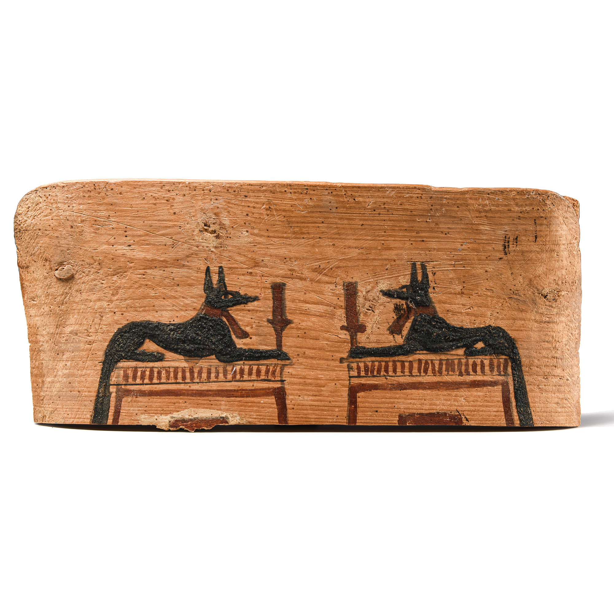 Egyptian Wooden Shabti Box Lid