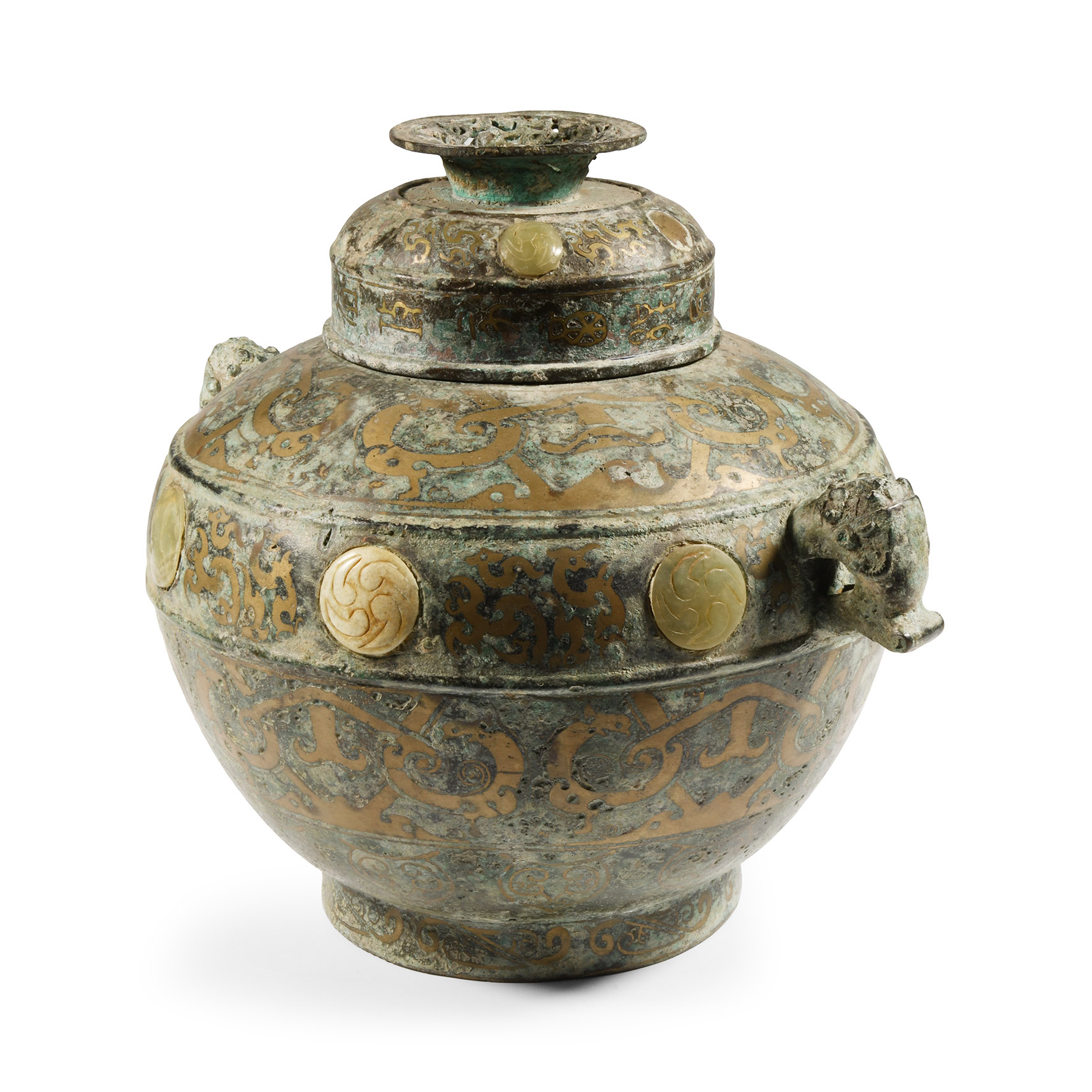 Chinese Inlaid Bronze Vessel