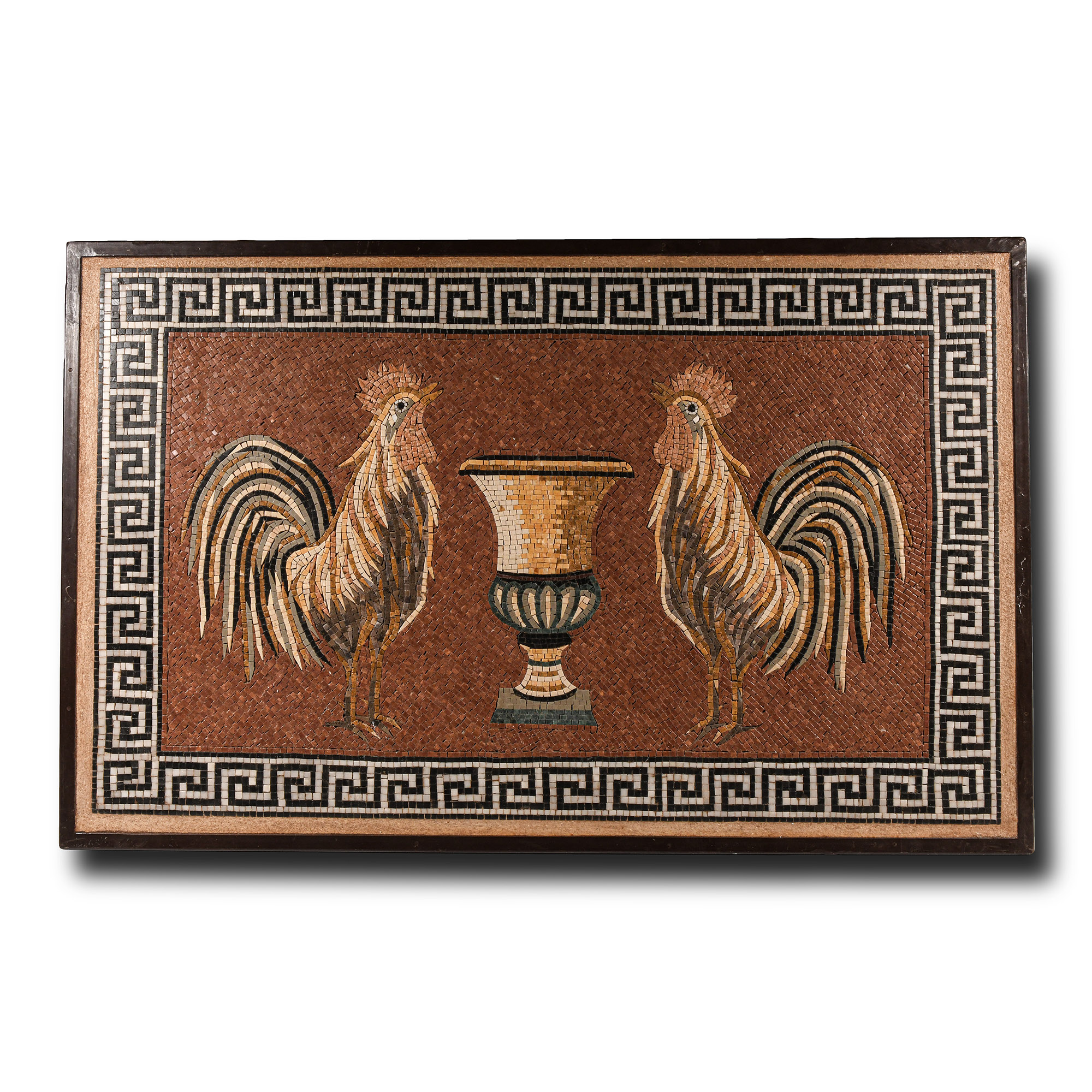 Large Roman Style Mosaic Panel