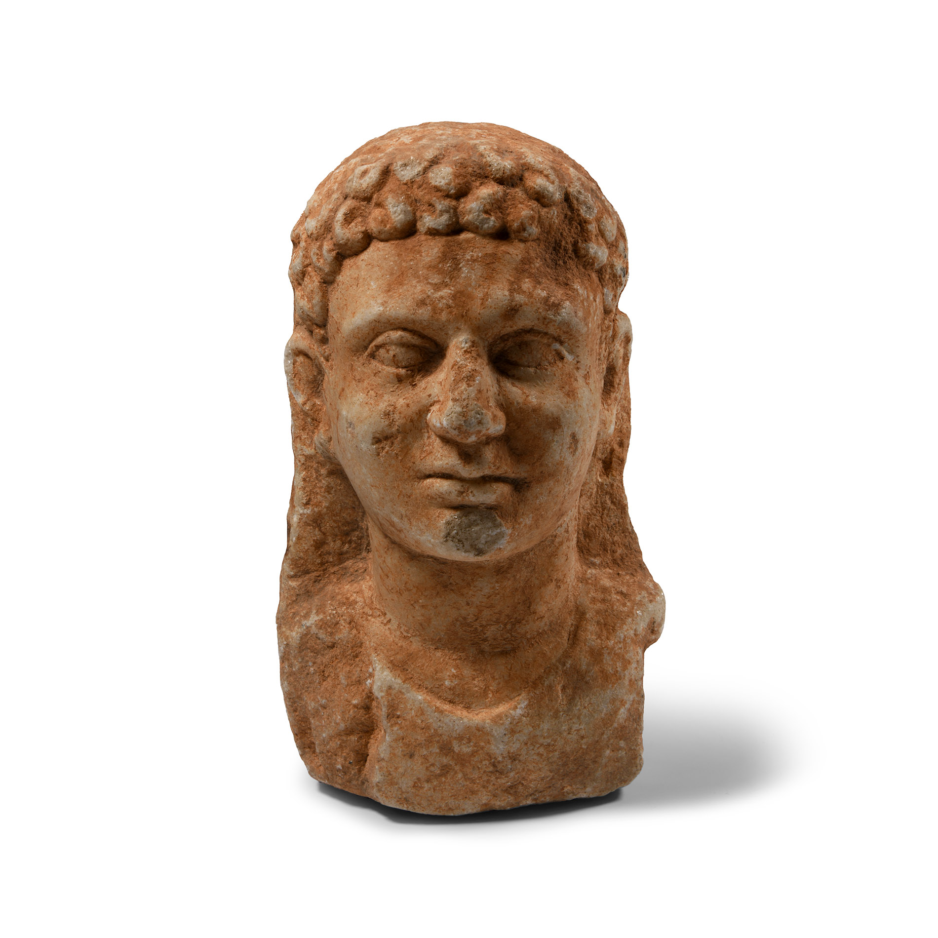 Roman Marble Bust of a Kouros
