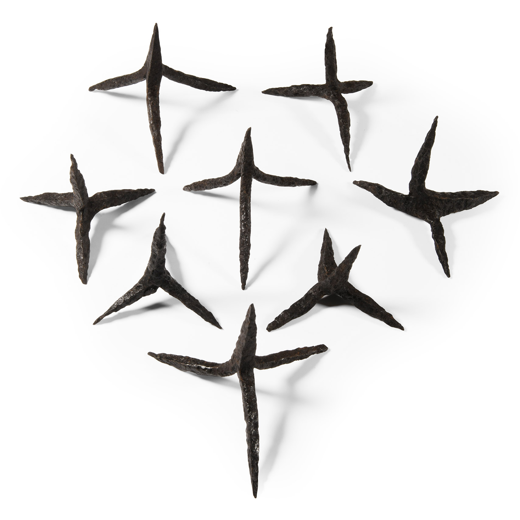 Medieval Iron Anti-Cavalry Caltrop Group