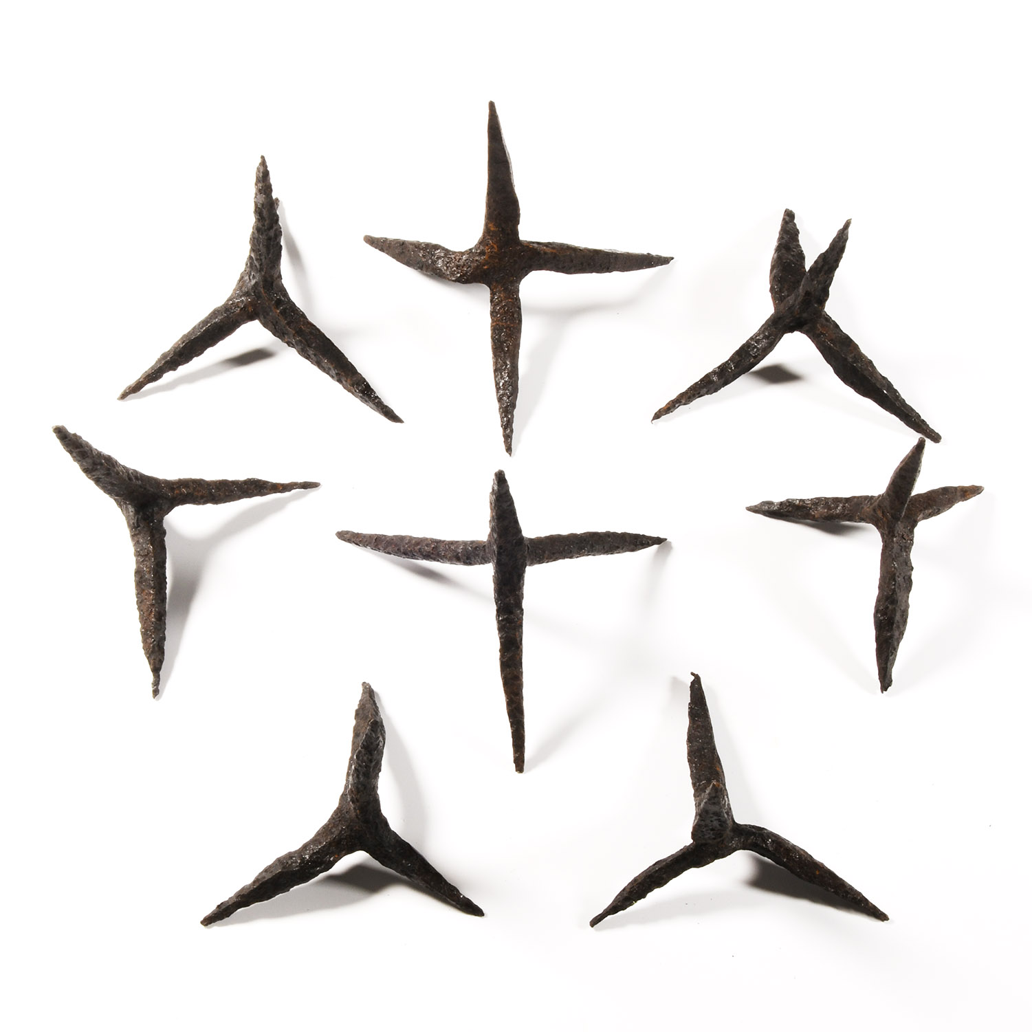 Medieval Iron Anti-Cavalry Caltrop Group