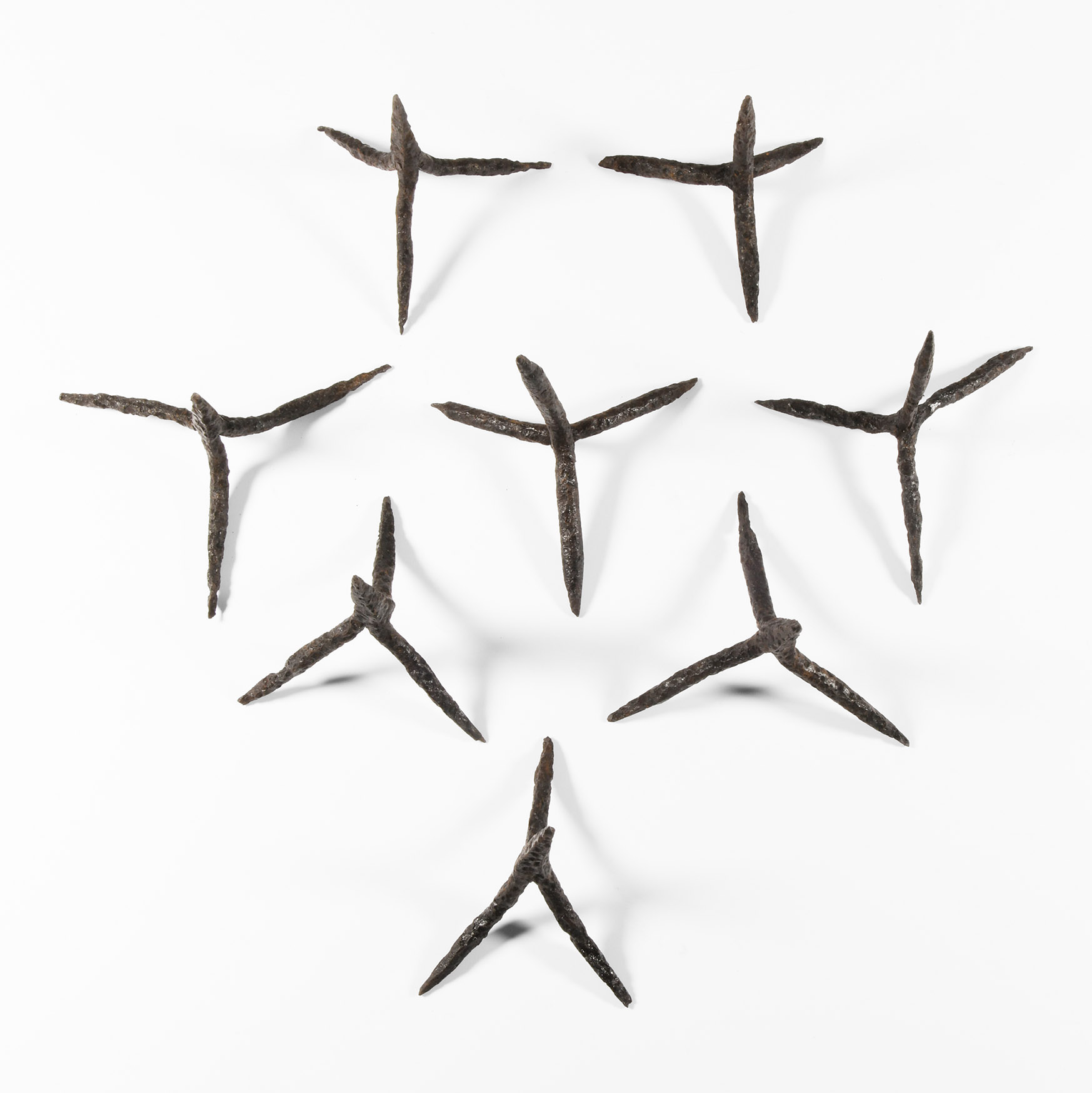 Medieval Iron Anti-Cavalry Caltrop Group