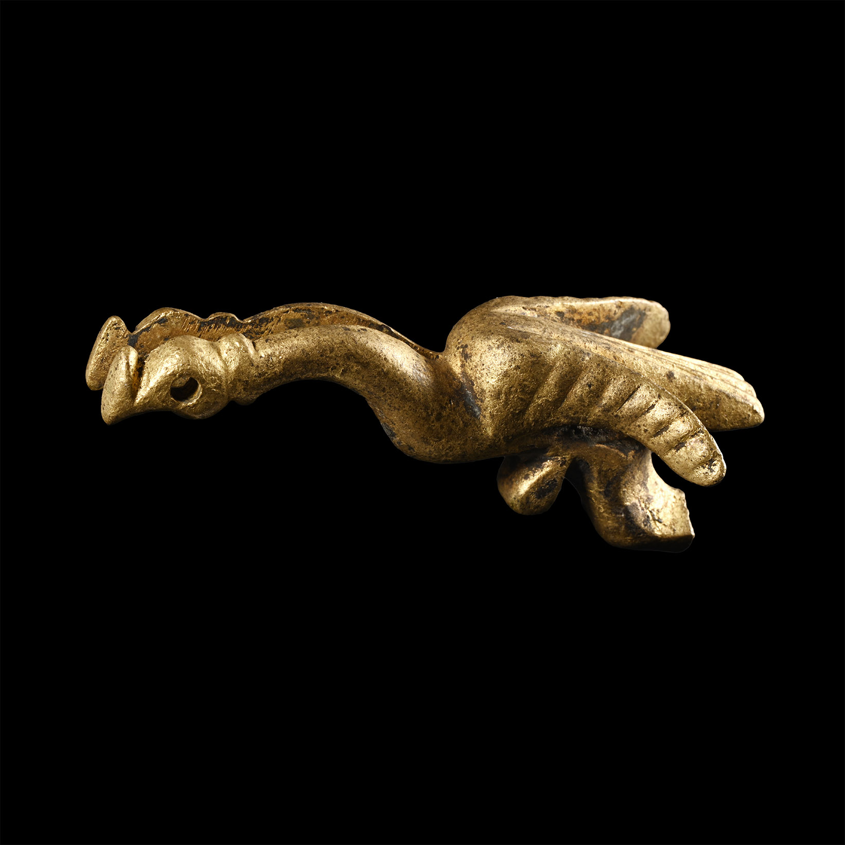 Medieval 'Thames' Bronze Zoomorphic Spur Terminal