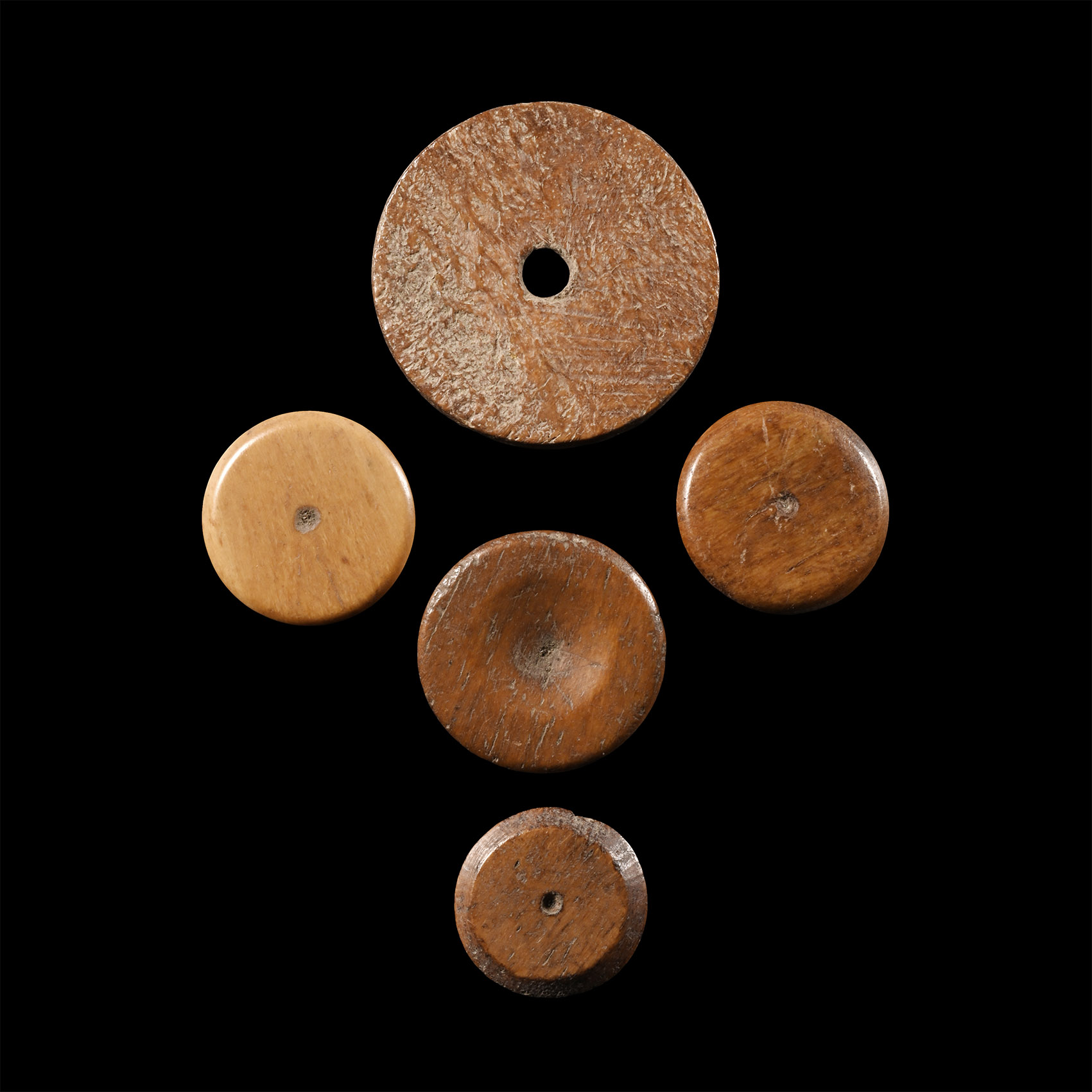 Roman 'Thames' Bone Gaming Counter Group
