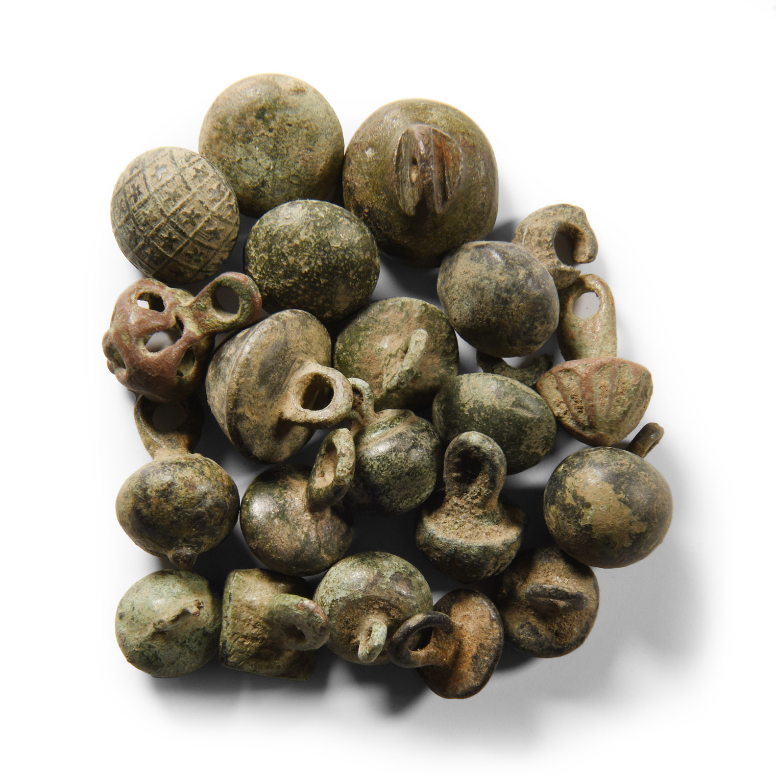 Medieval Bronze Button Collection
