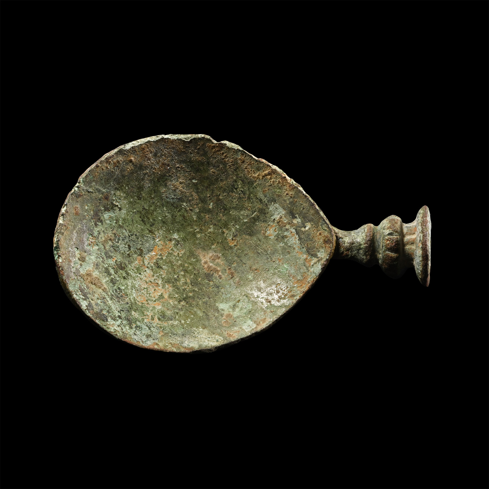 Medieval Bronze Medical Spoon