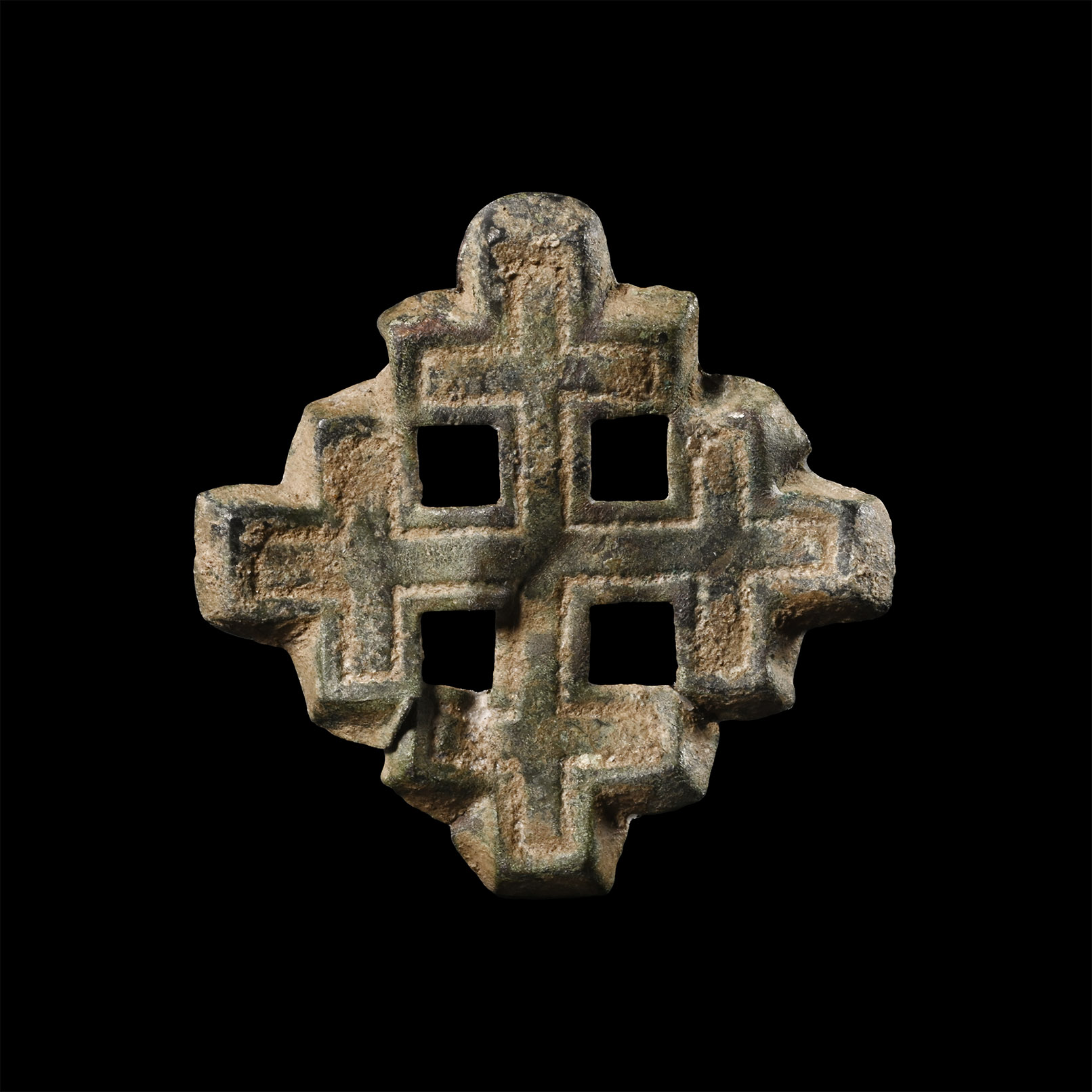 Medieval Bronze Knight's Holy Sepulchre Badge