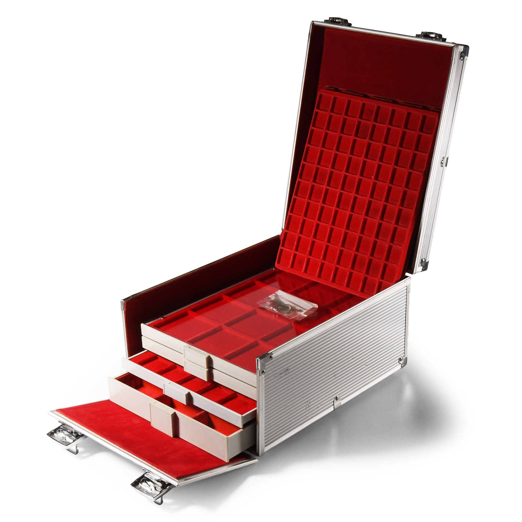 Lockable Carry-Case with Linder Coin and Artefact Trays