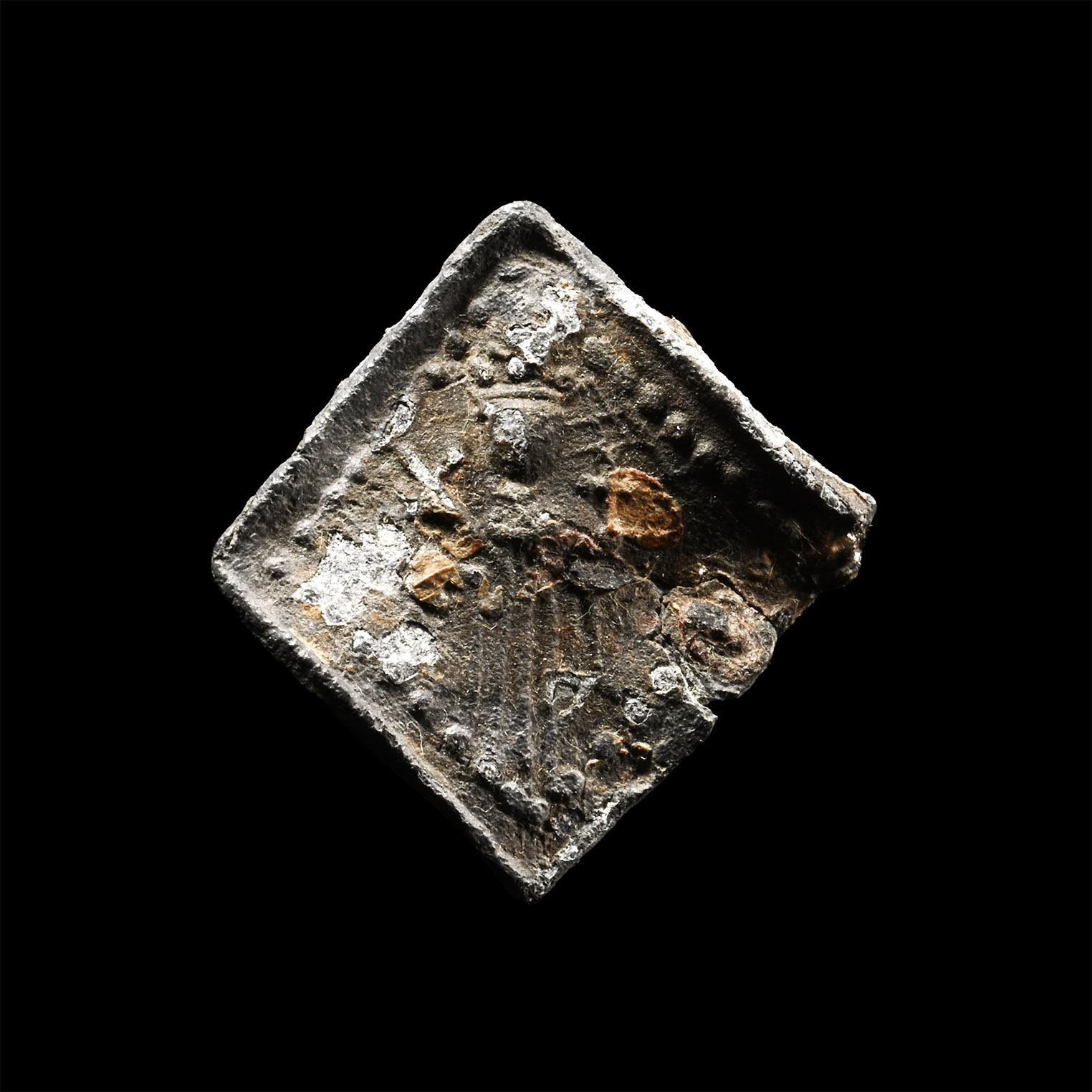 Medieval Pewter Pilgrim's Badge with Saint