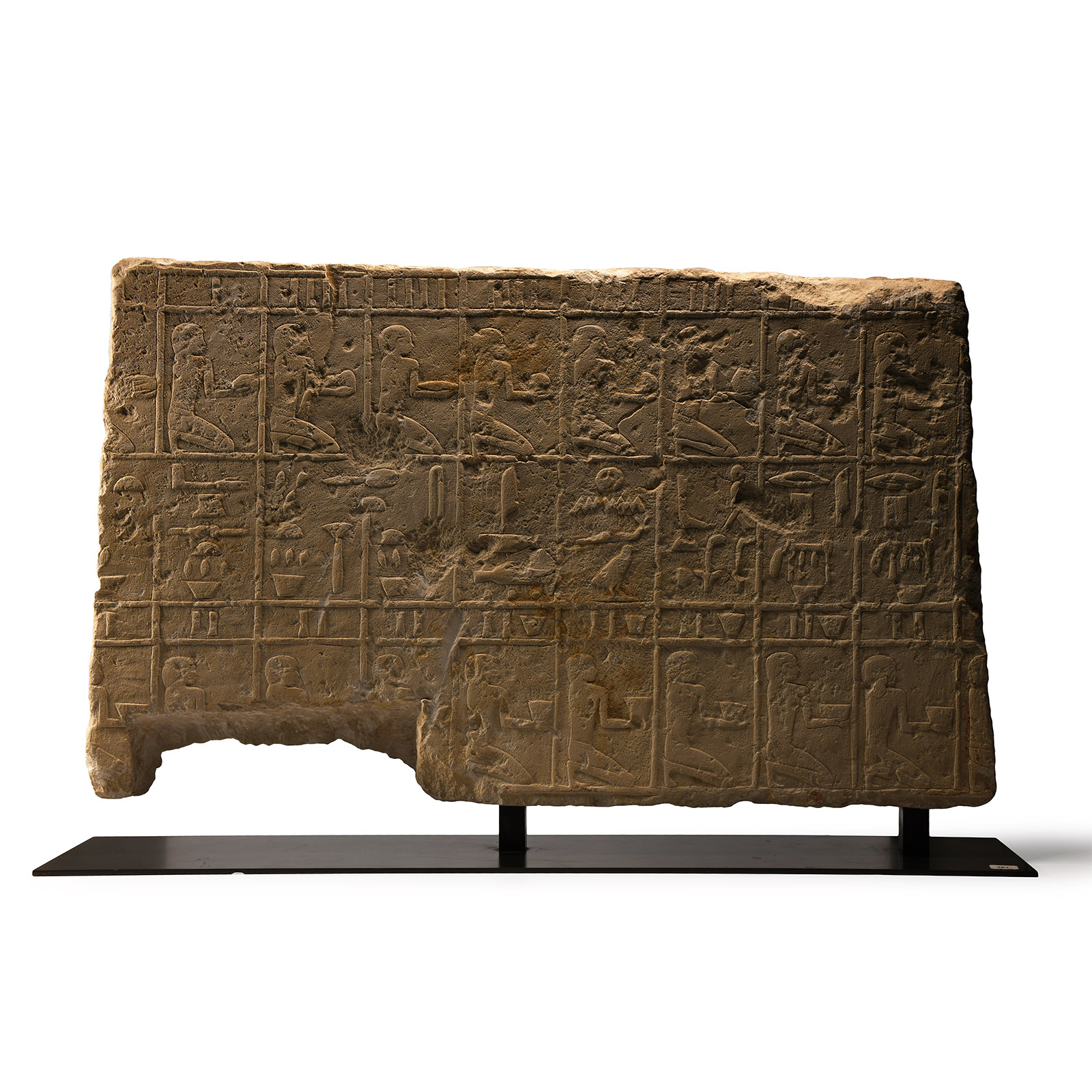 Egyptian Relief with List of Offerings