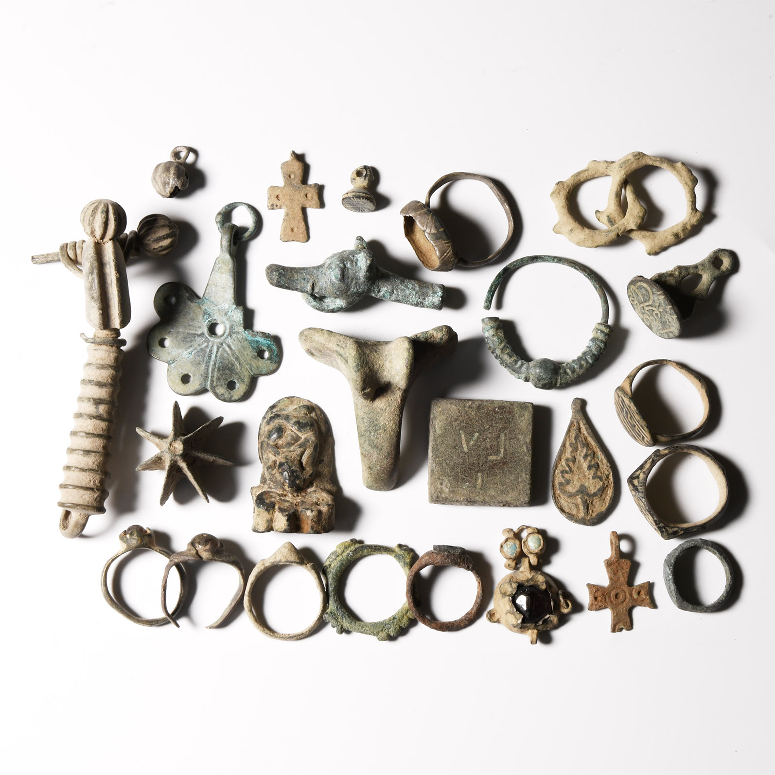 Roman and Later Bronze Artefact Group