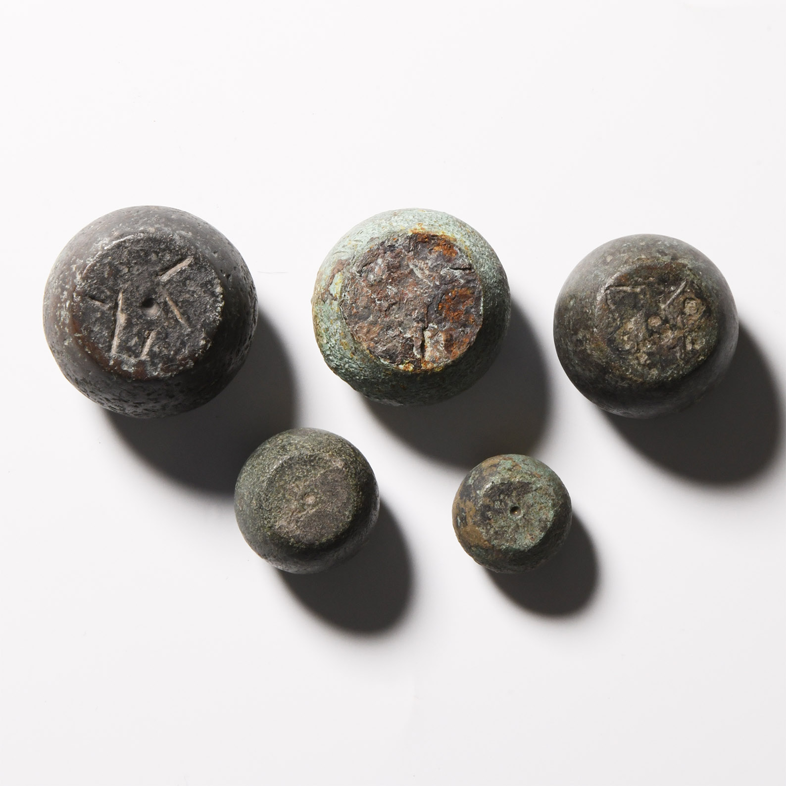Byzantine Bronze Trade Weight Collection